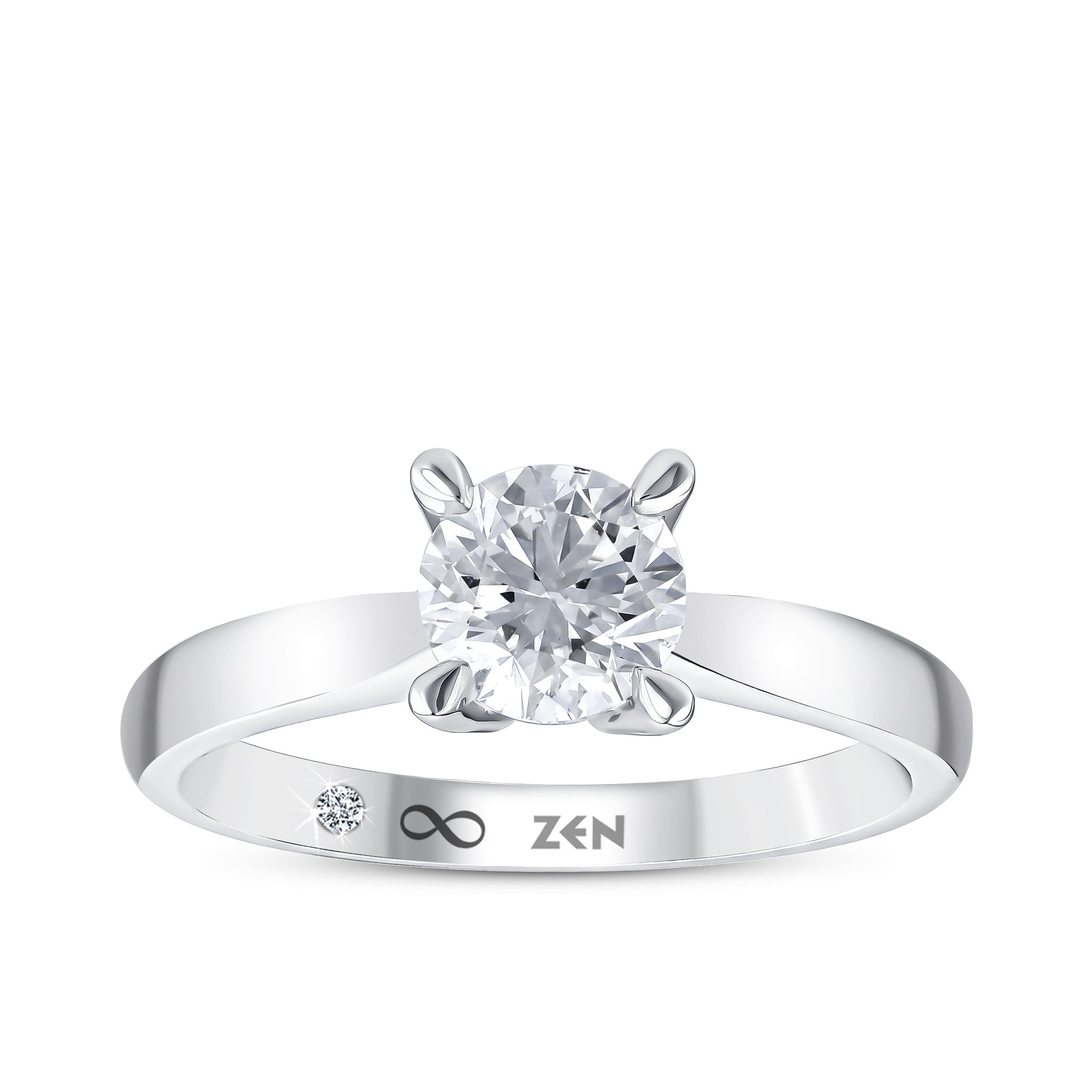 Diamond Solitaire Engagement Ring