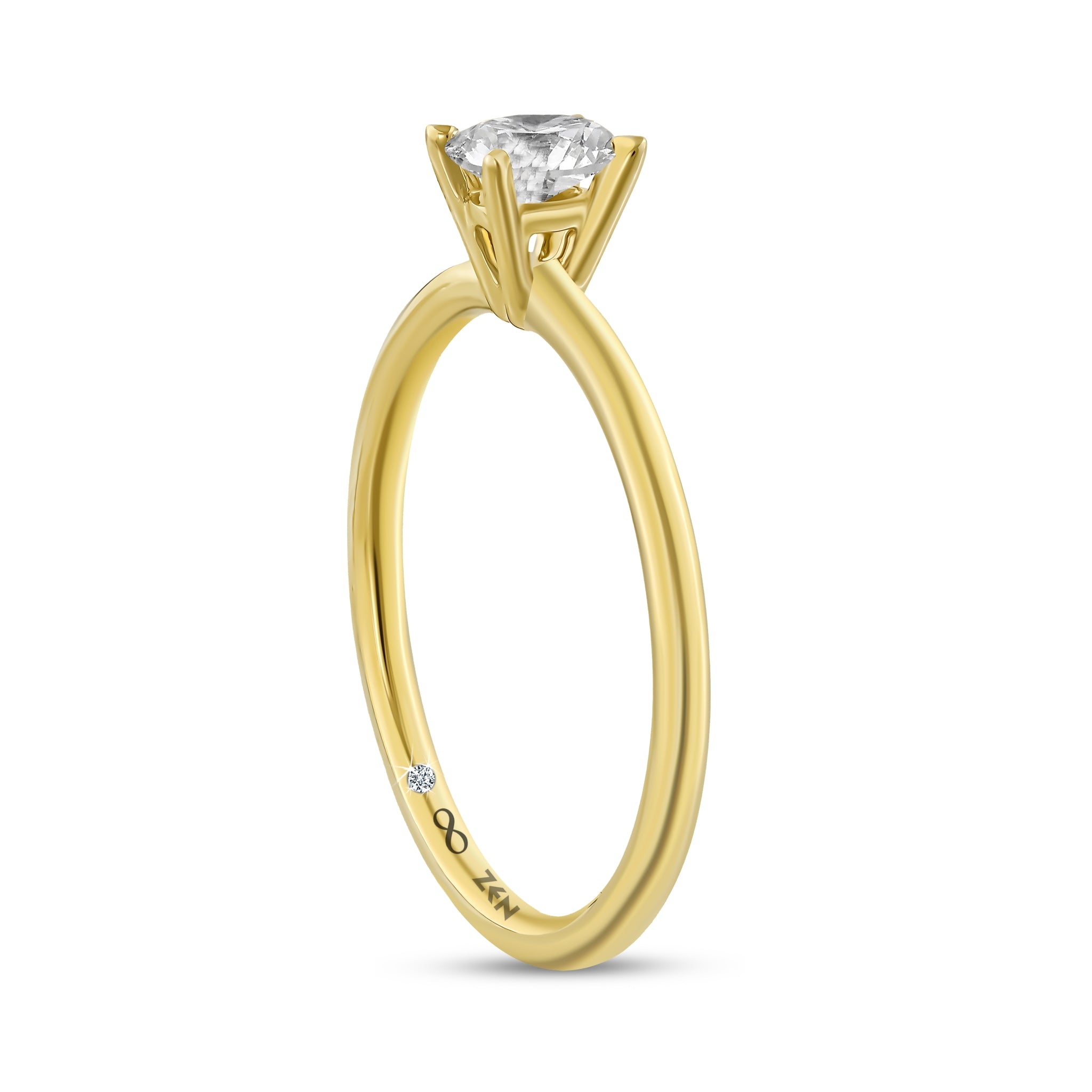 Oval Diamond Engagement Ring