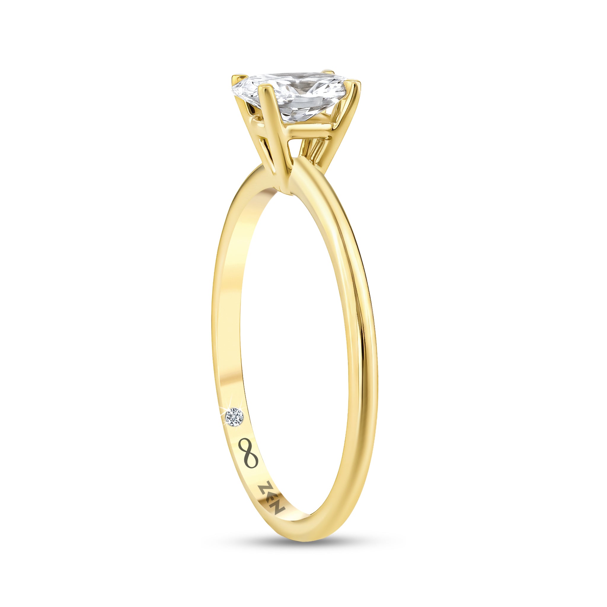 Diamond Solitaire Engagement Ring