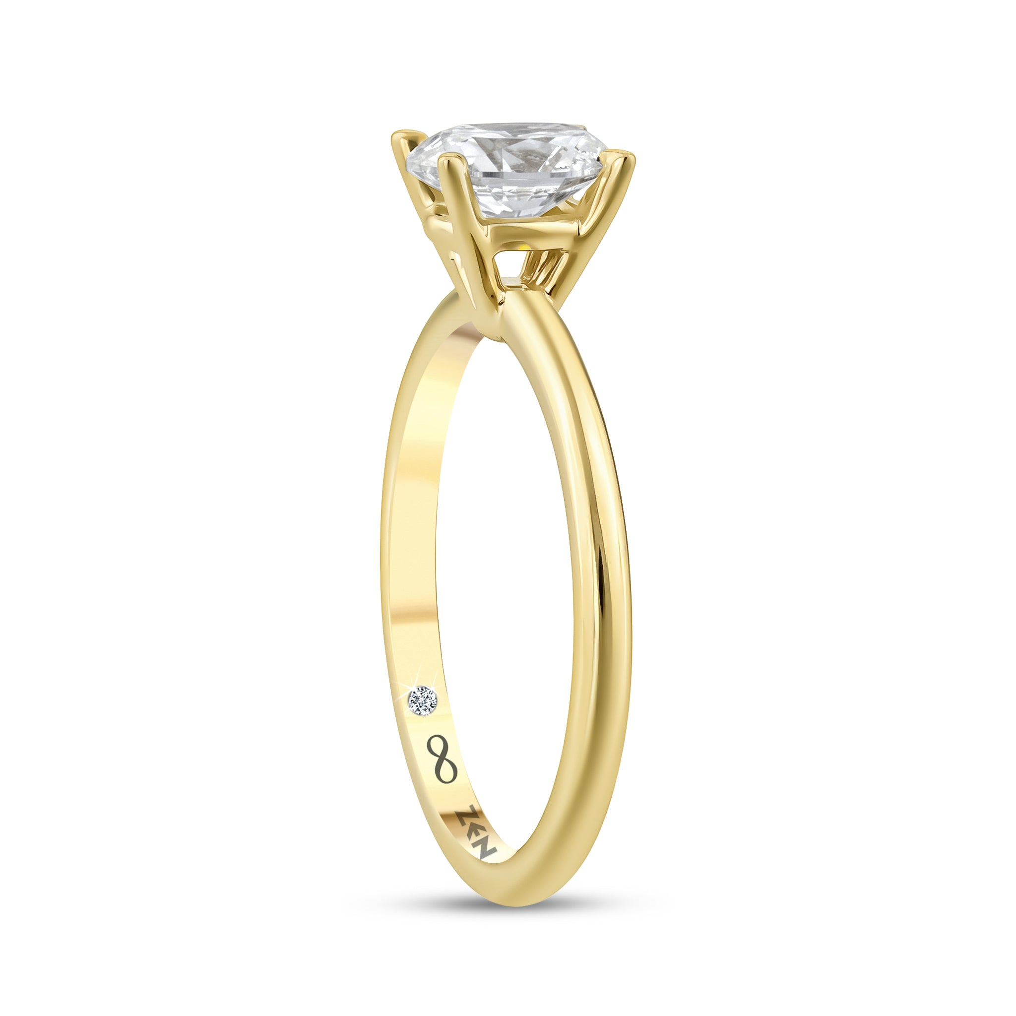 Diamond Solitaire Engagement Ring