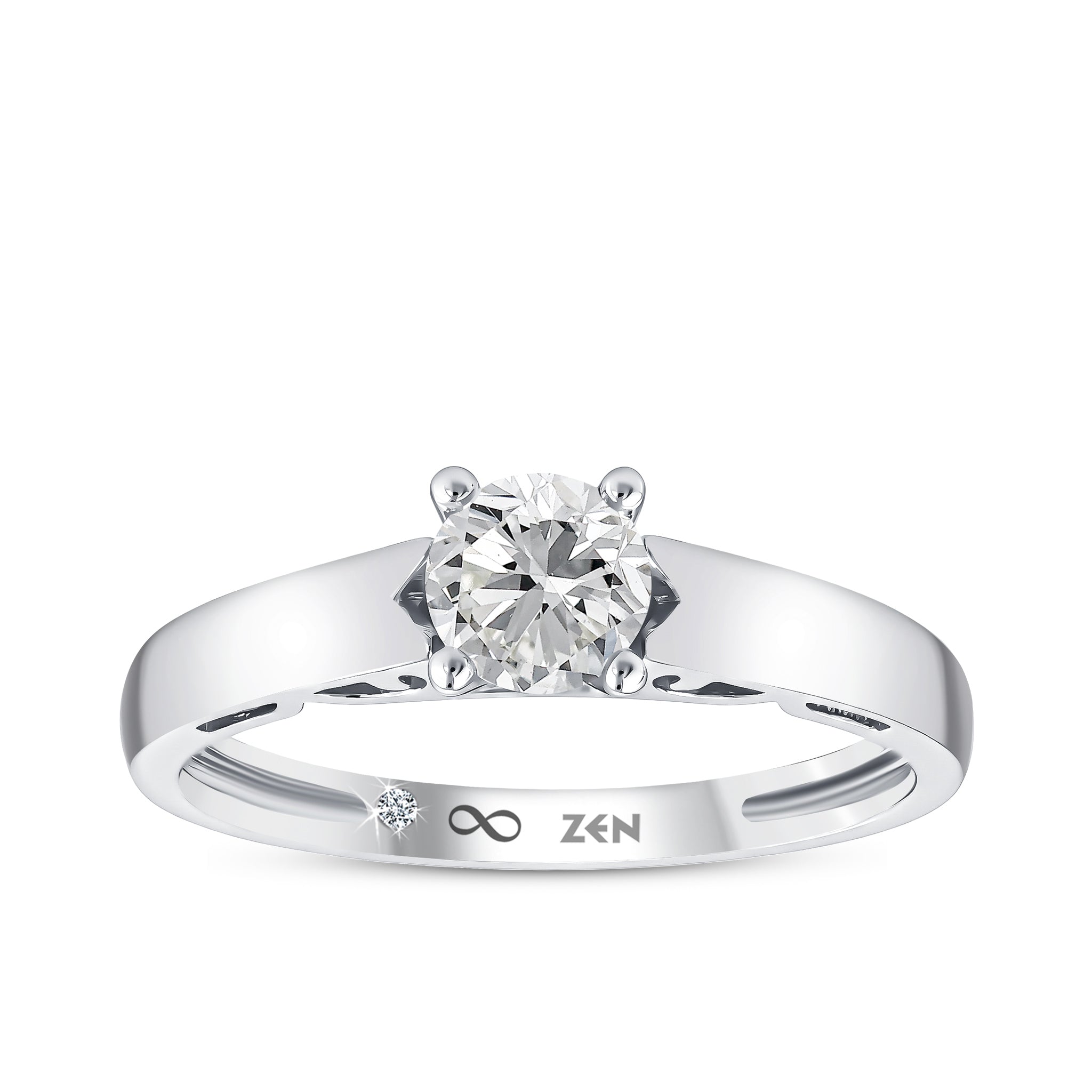 Diamond Solitaire Engagement Ring