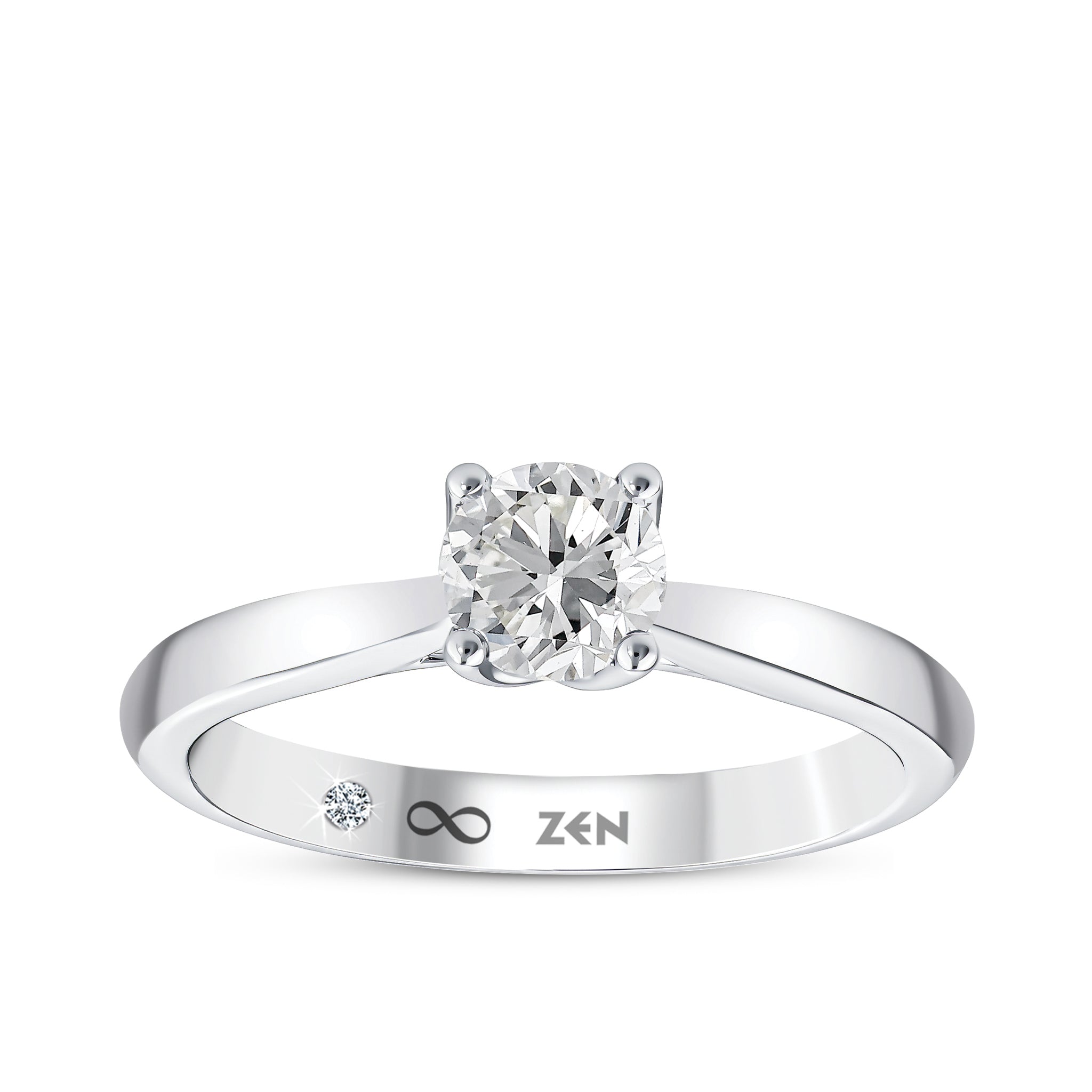 Diamond Solitaire Engagement Ring