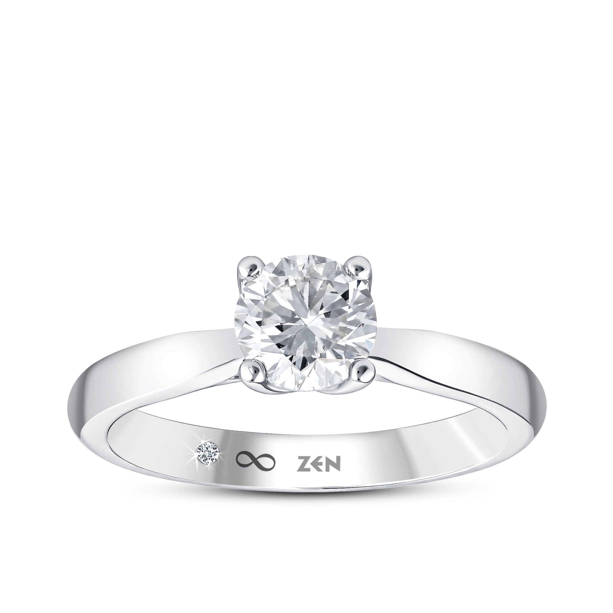Diamond Solitaire Engagement Ring