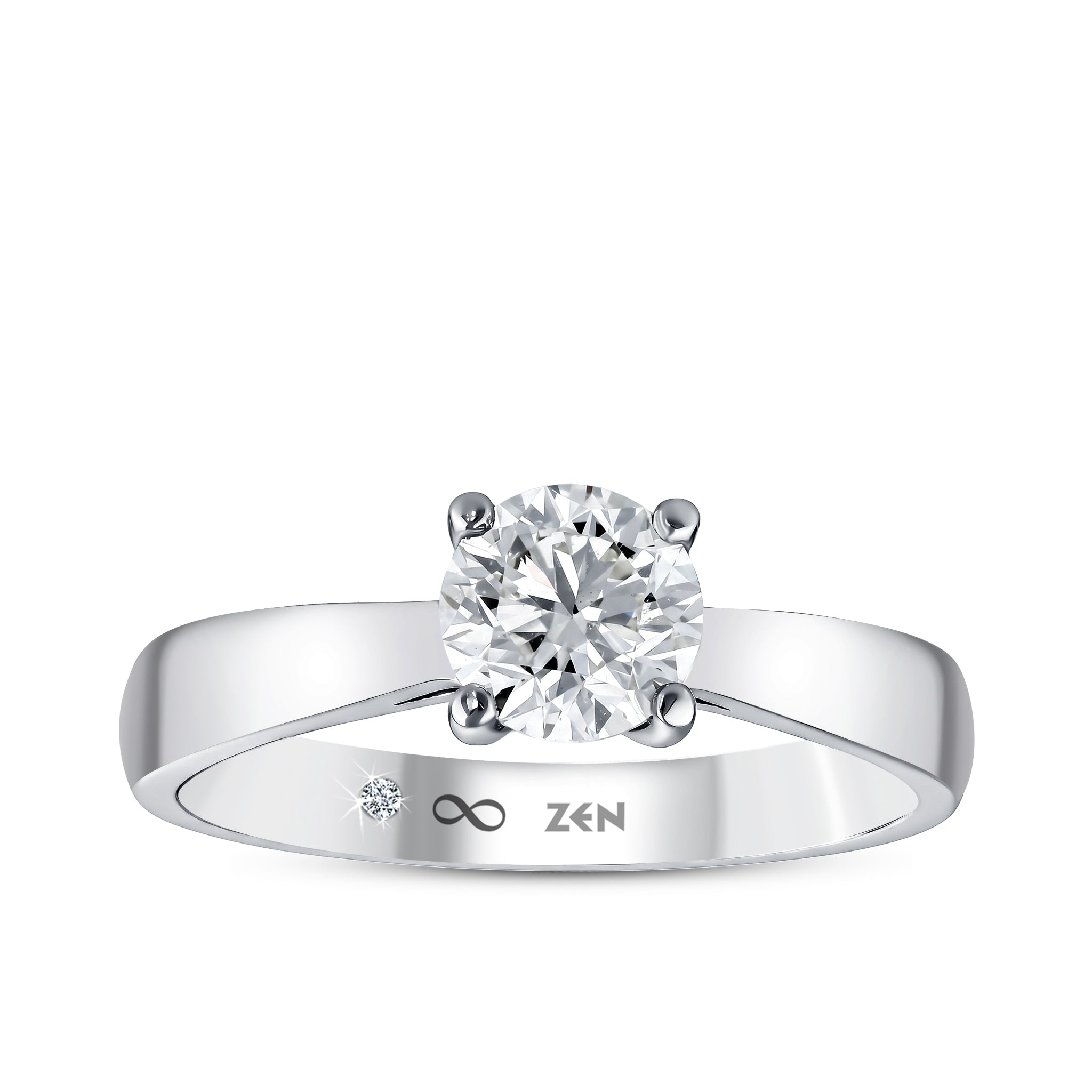 Diamond Solitaire Engagement Ring