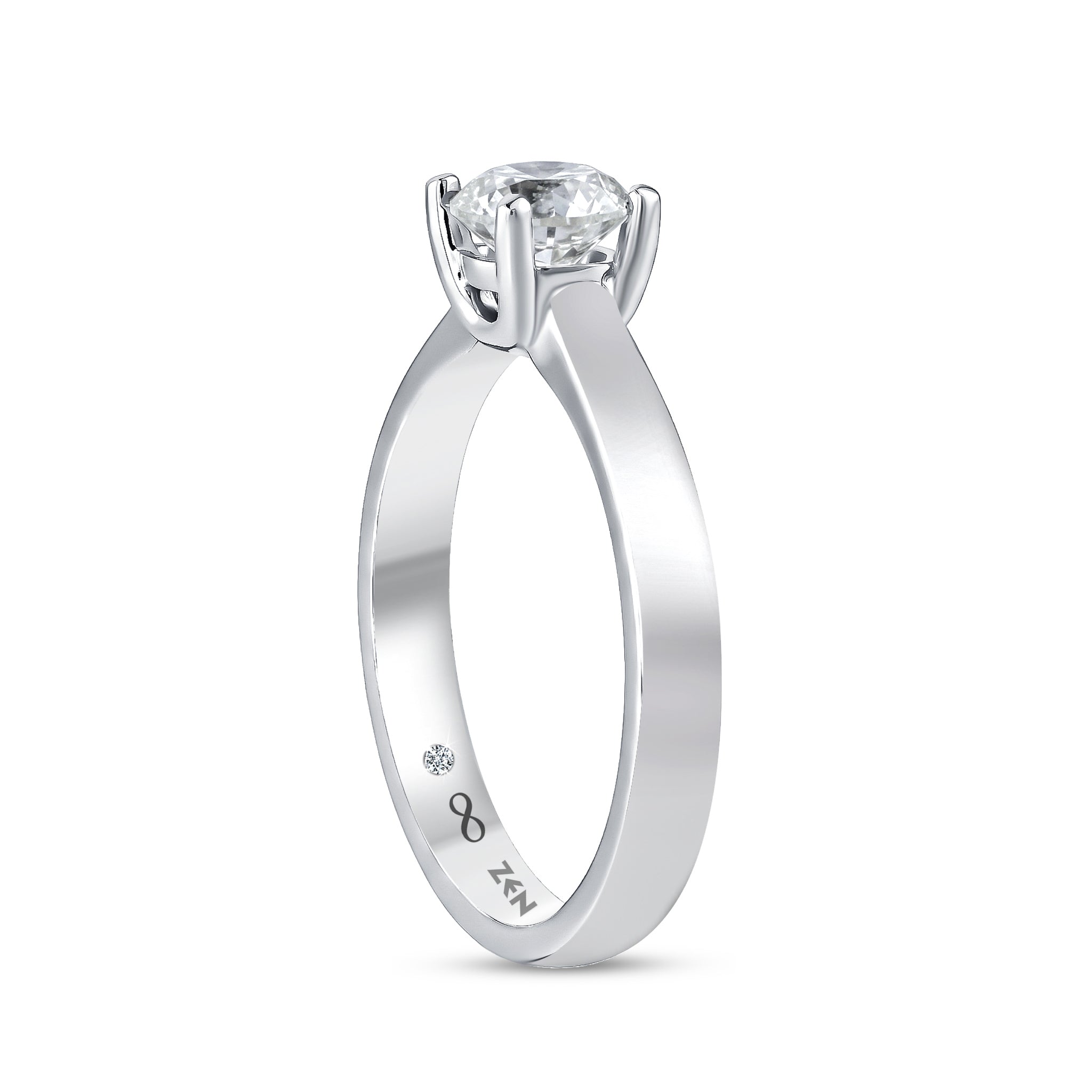 Diamond Solitaire Engagement Ring