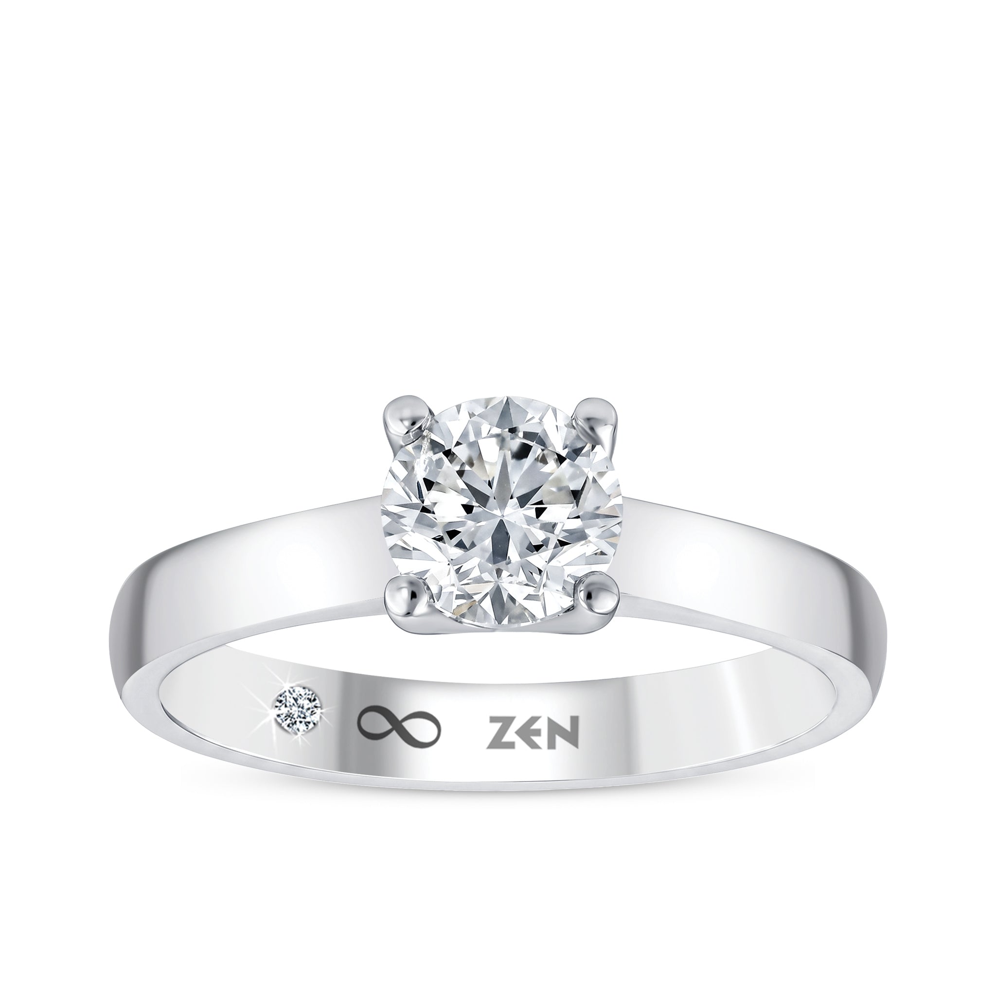 Diamond Solitaire Engagement Ring