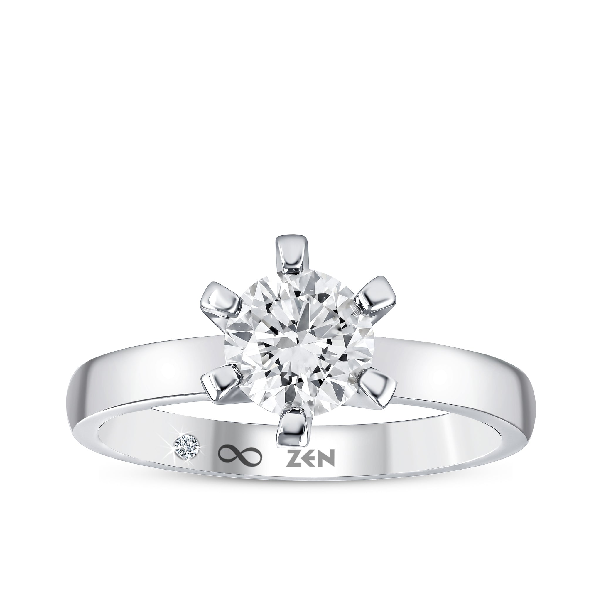 Diamond Solitaire Engagement Ring
