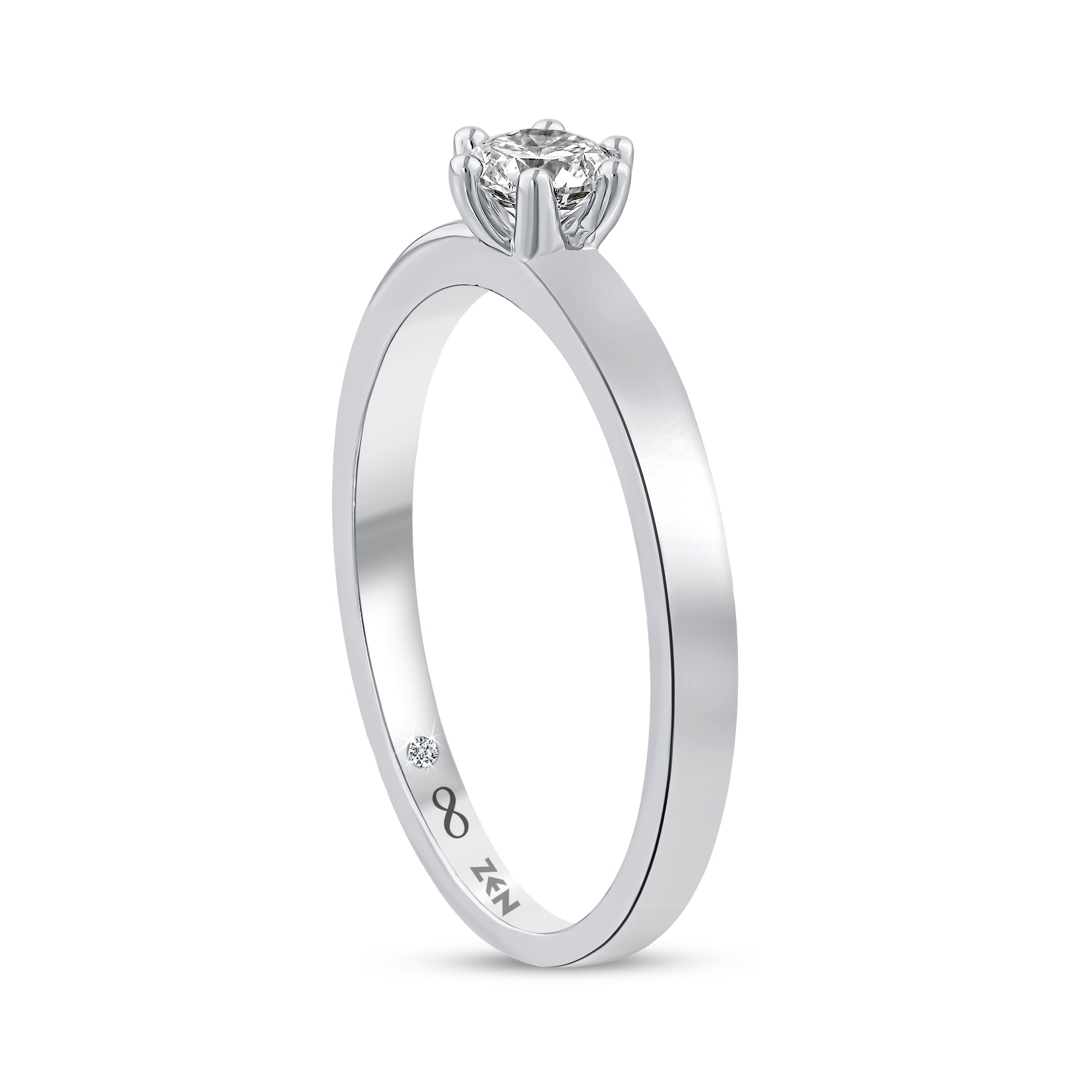 Solitaire Diamond Engagement Earrings