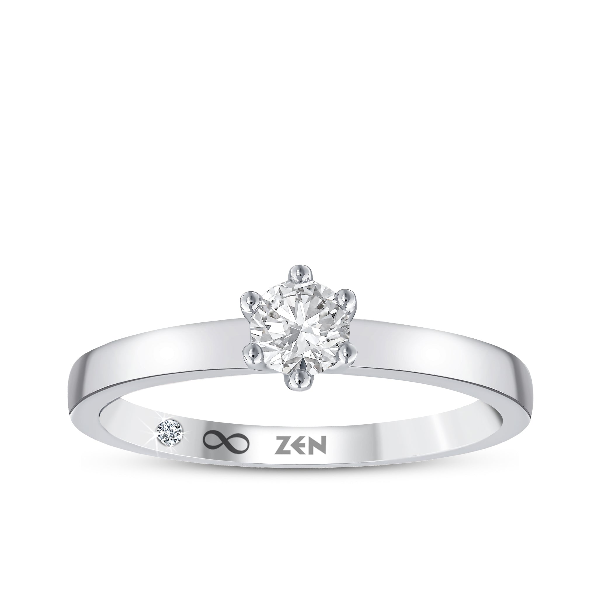 Solitaire Diamond Engagement Earrings