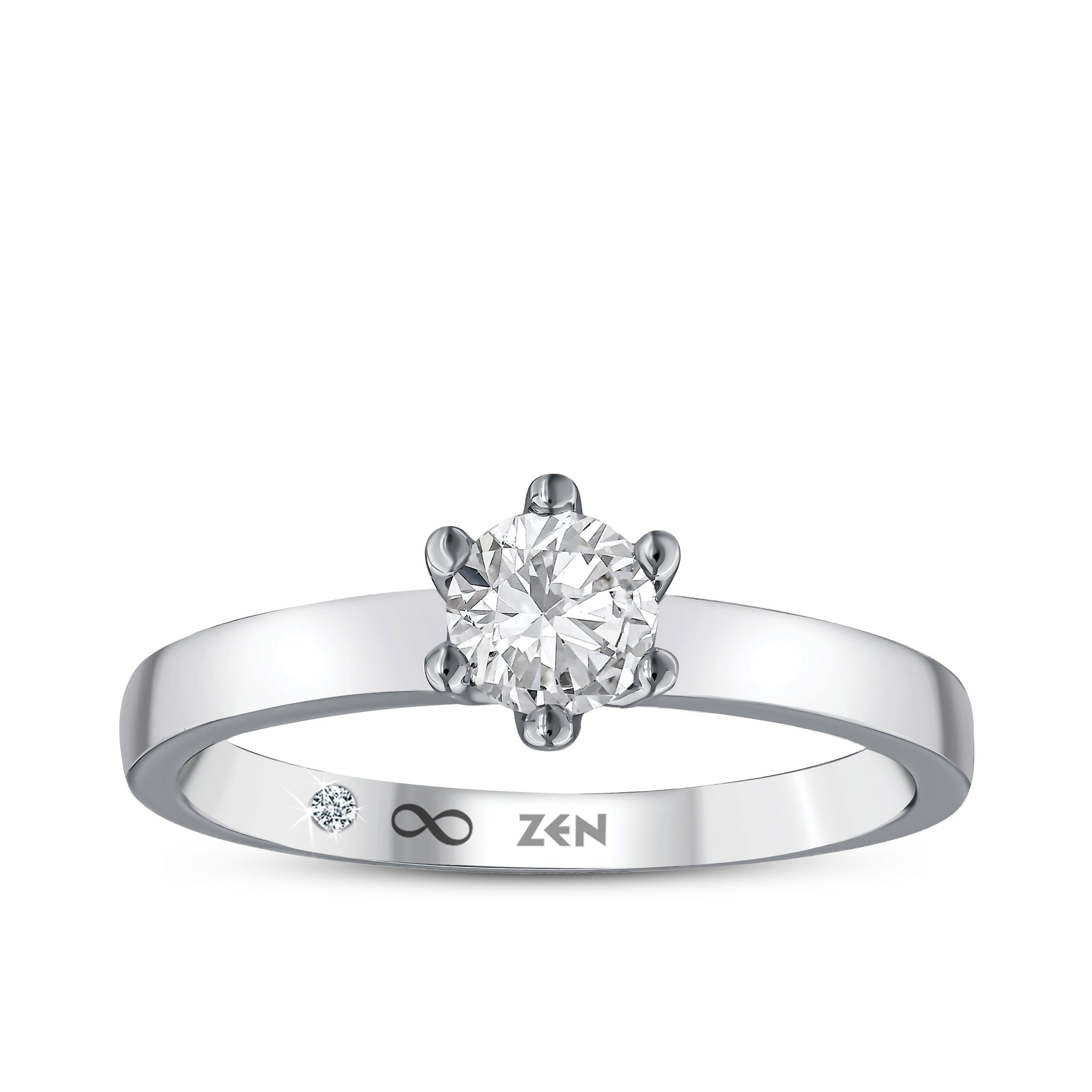 Diamond Solitaire Engagement Ring