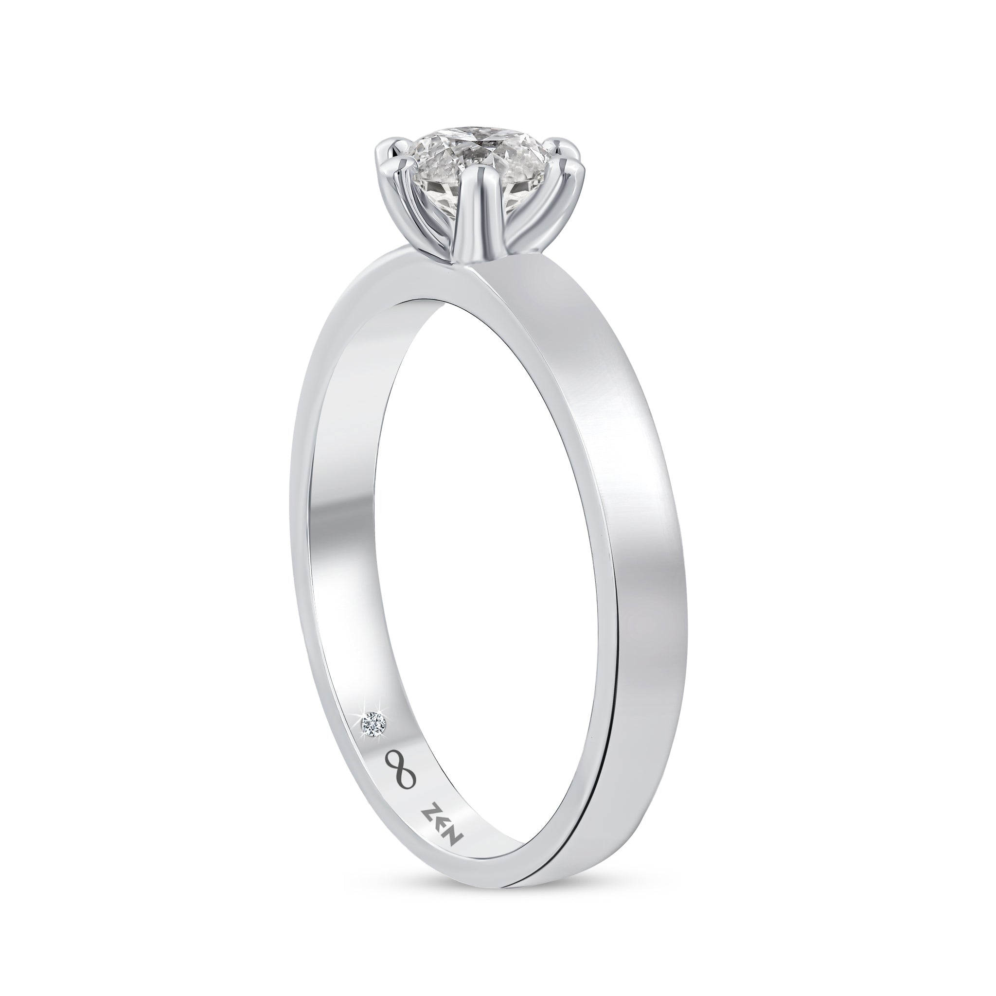 Diamond Solitaire Engagement Ring