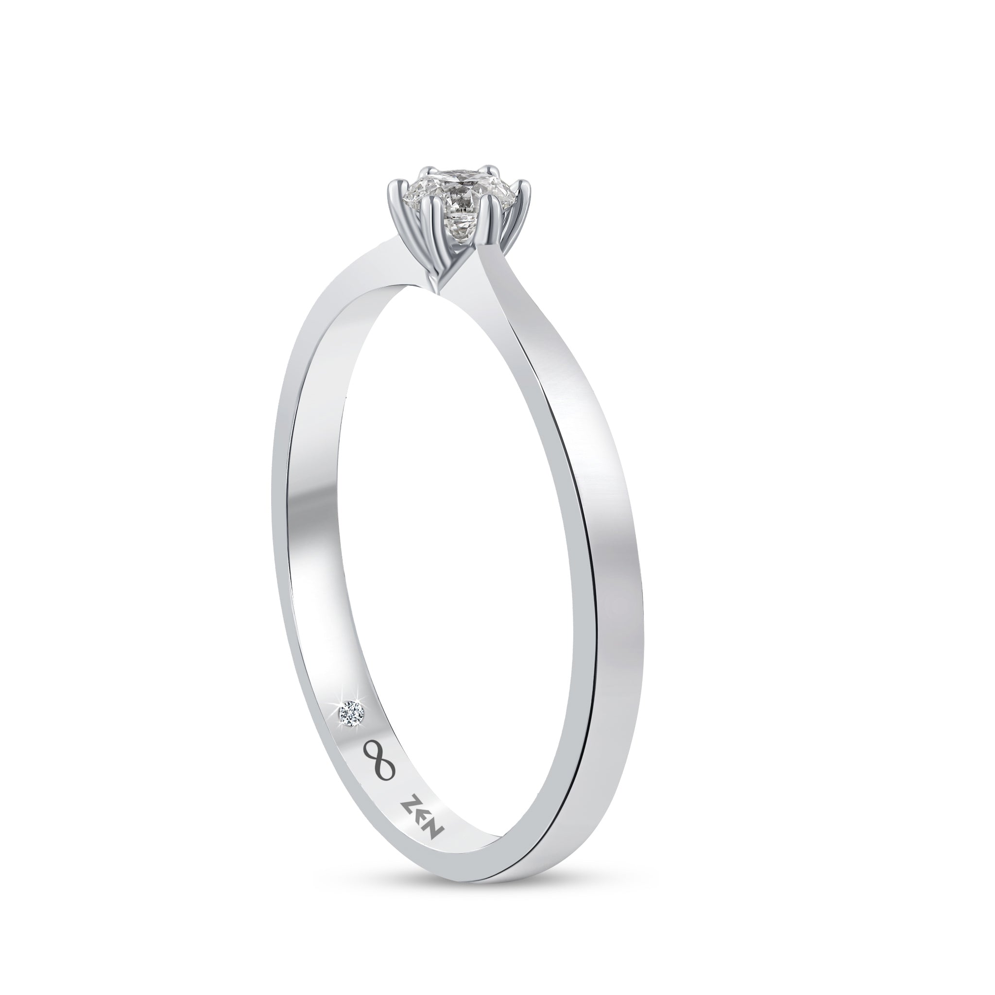 Diamond Solitaire Engagement Ring