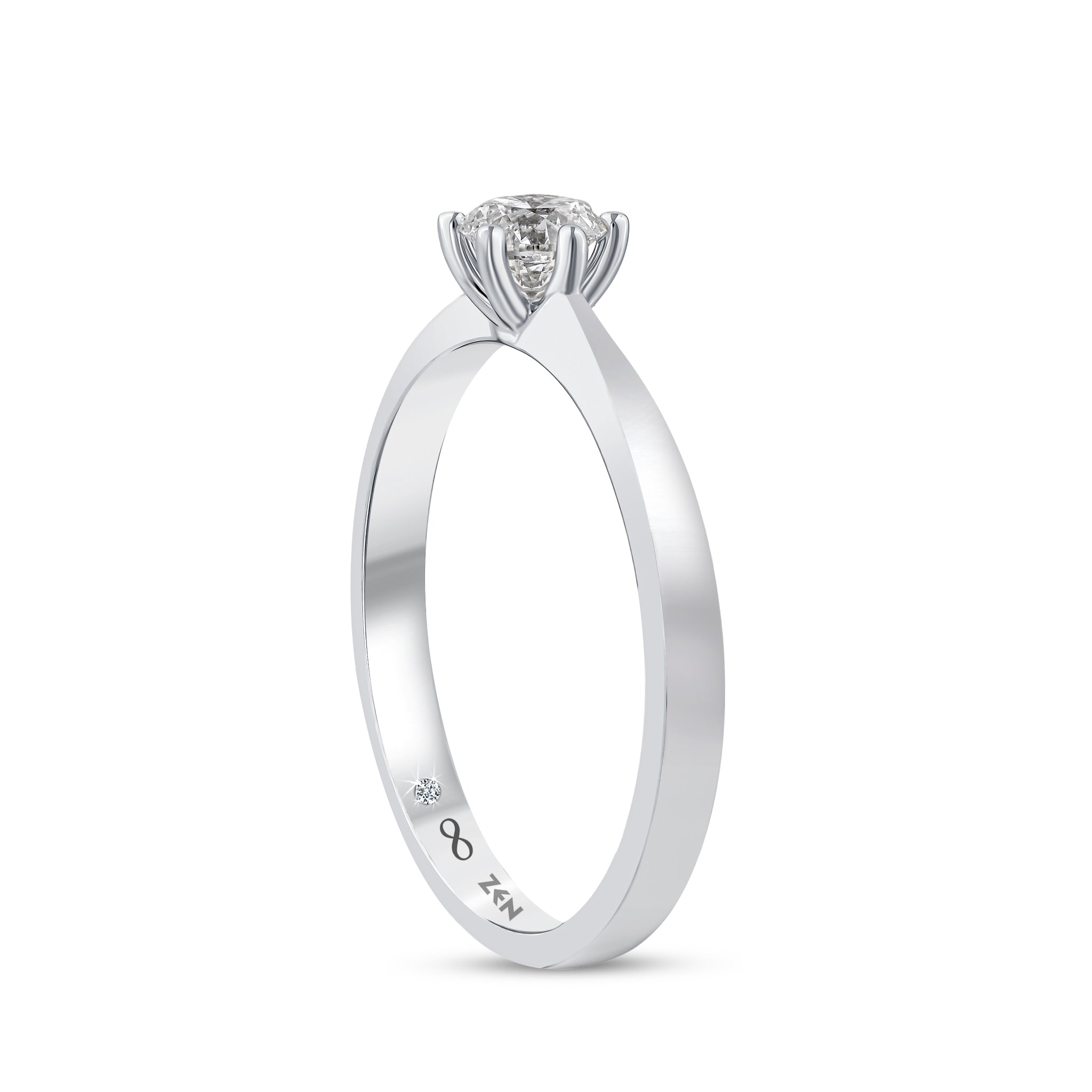Diamond Solitaire Engagement Ring