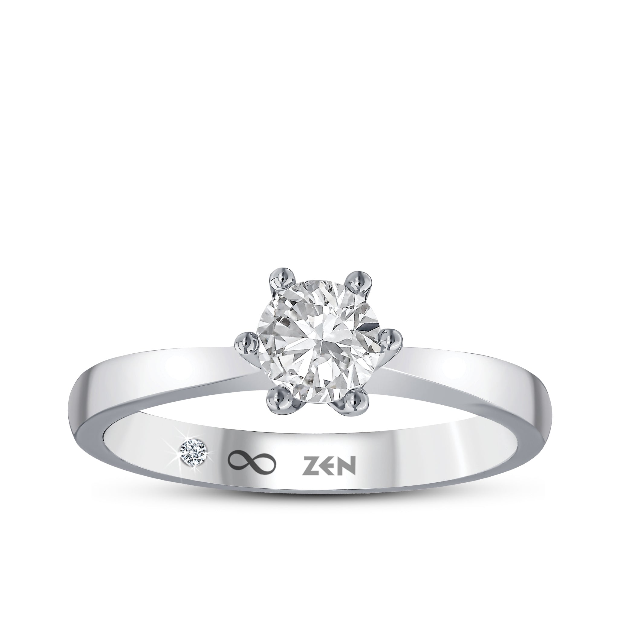Diamond Solitaire Engagement Ring