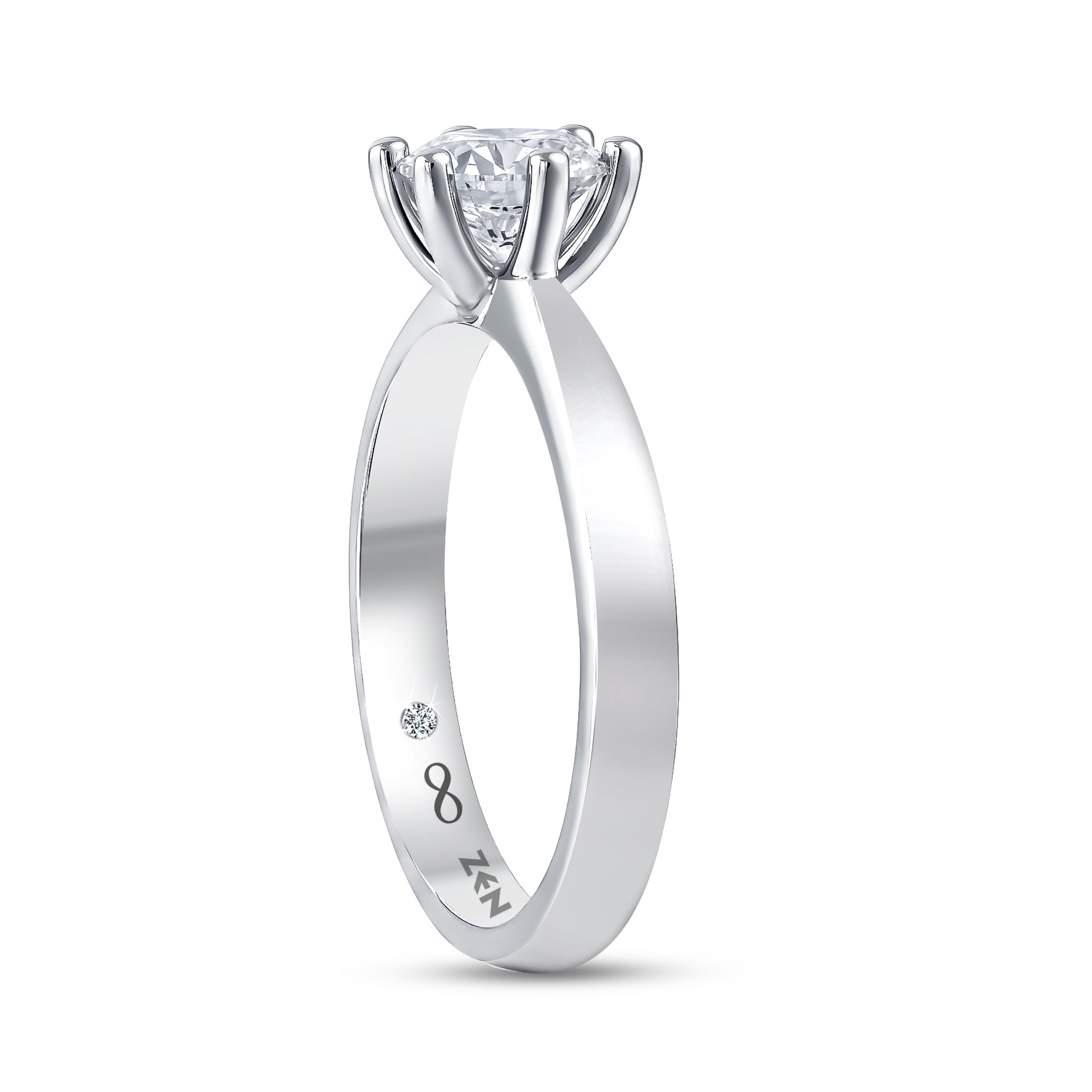 Diamond Solitaire Engagement Ring