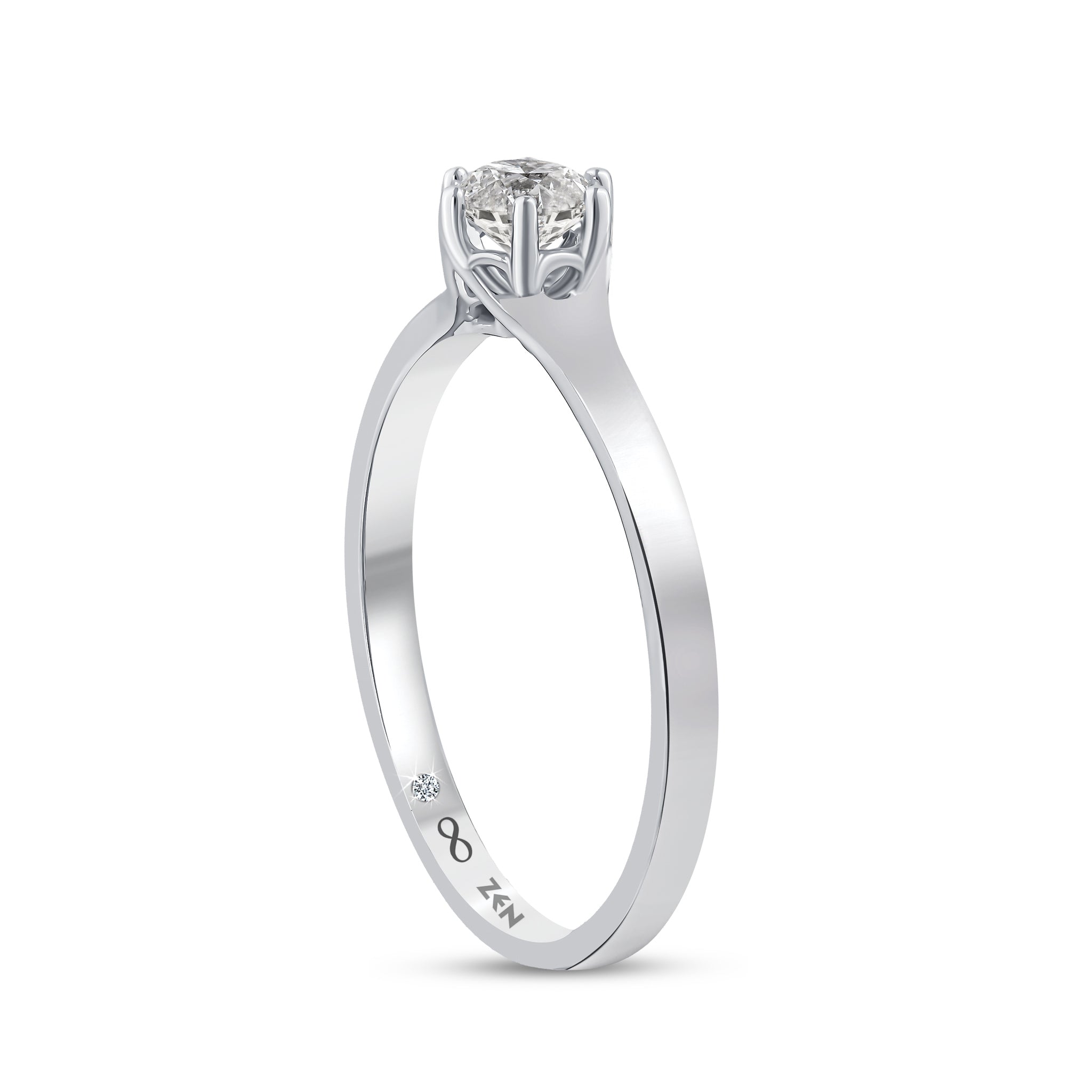 Diamond Solitaire Engagement Ring