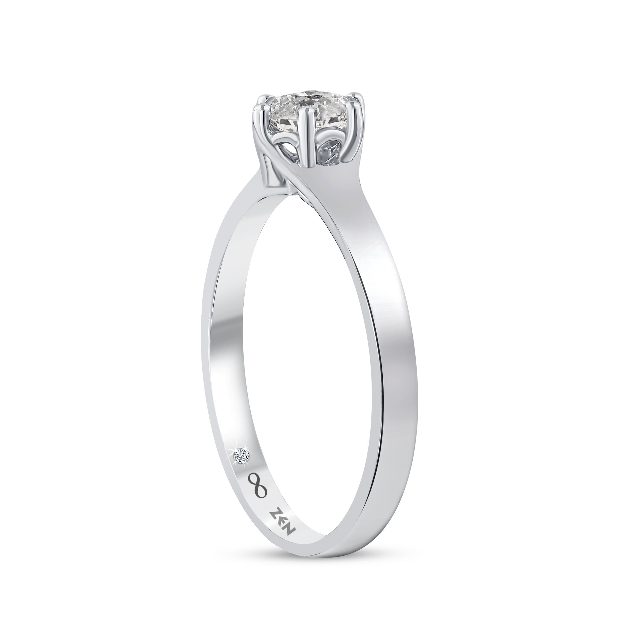 Diamond Solitaire Engagement Ring