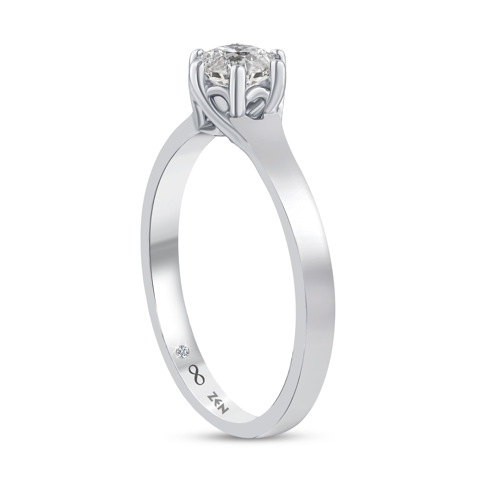 Diamond Solitaire Engagement Ring