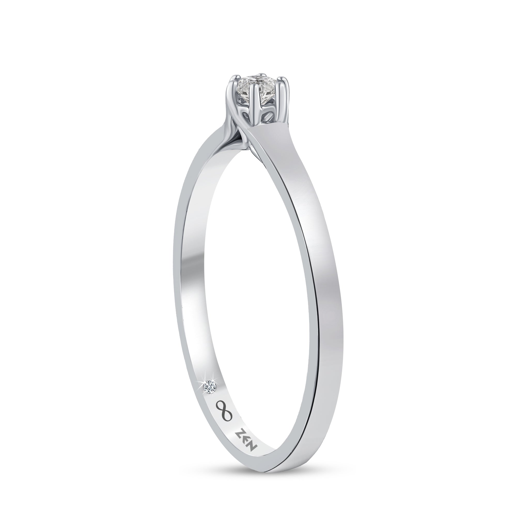 Diamond Solitaire Engagement Ring