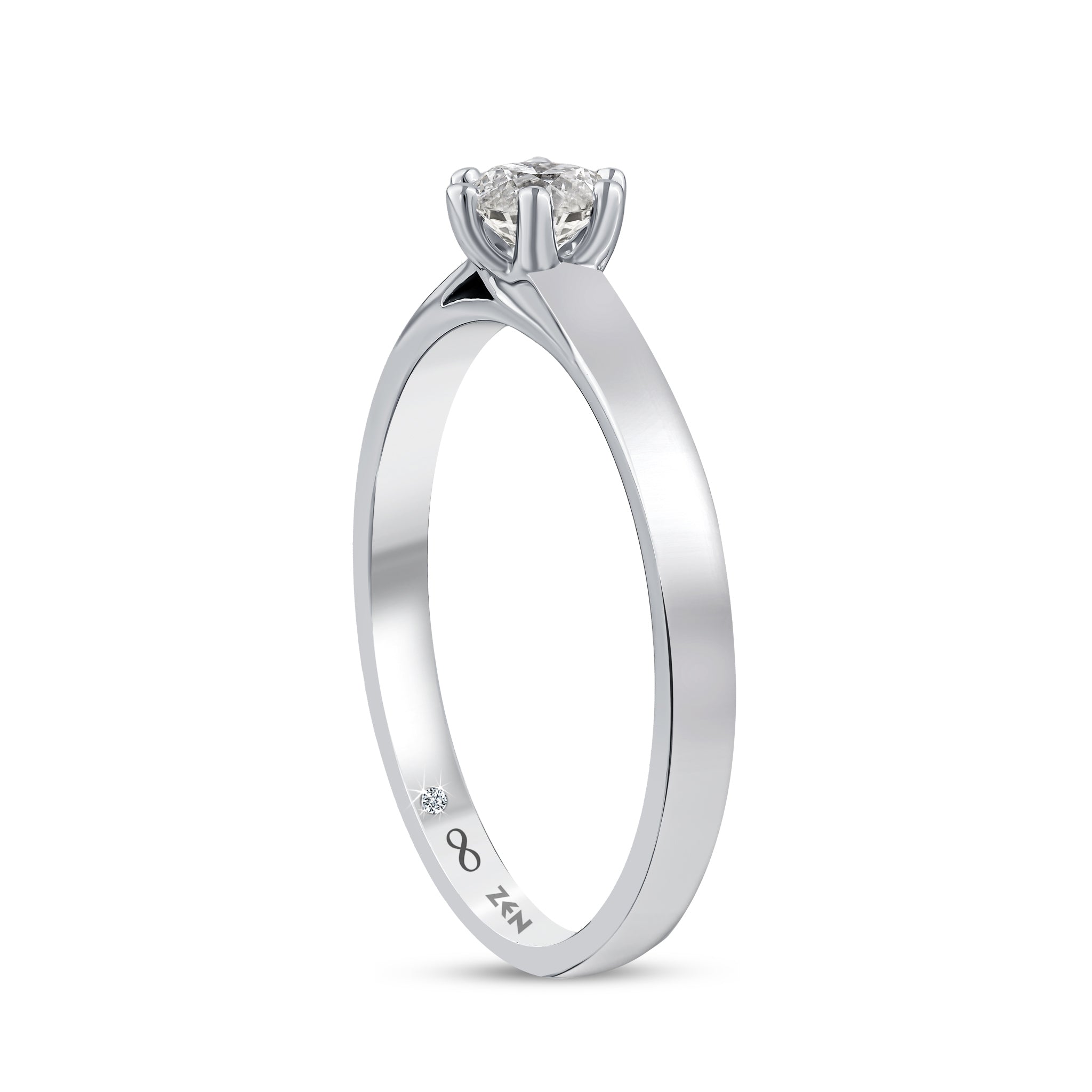 Diamond Solitaire Engagement Ring