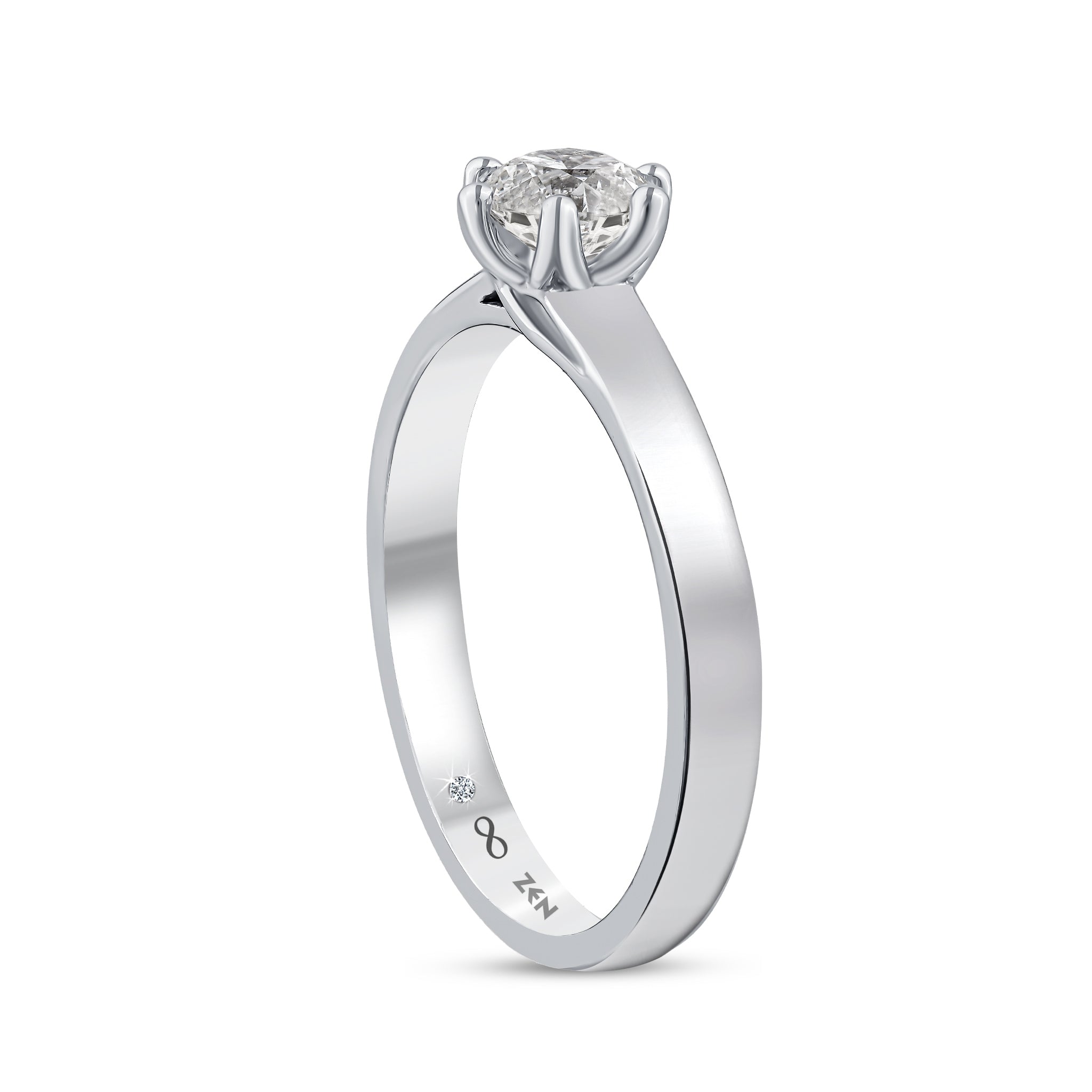 Diamond Solitaire Engagement Ring