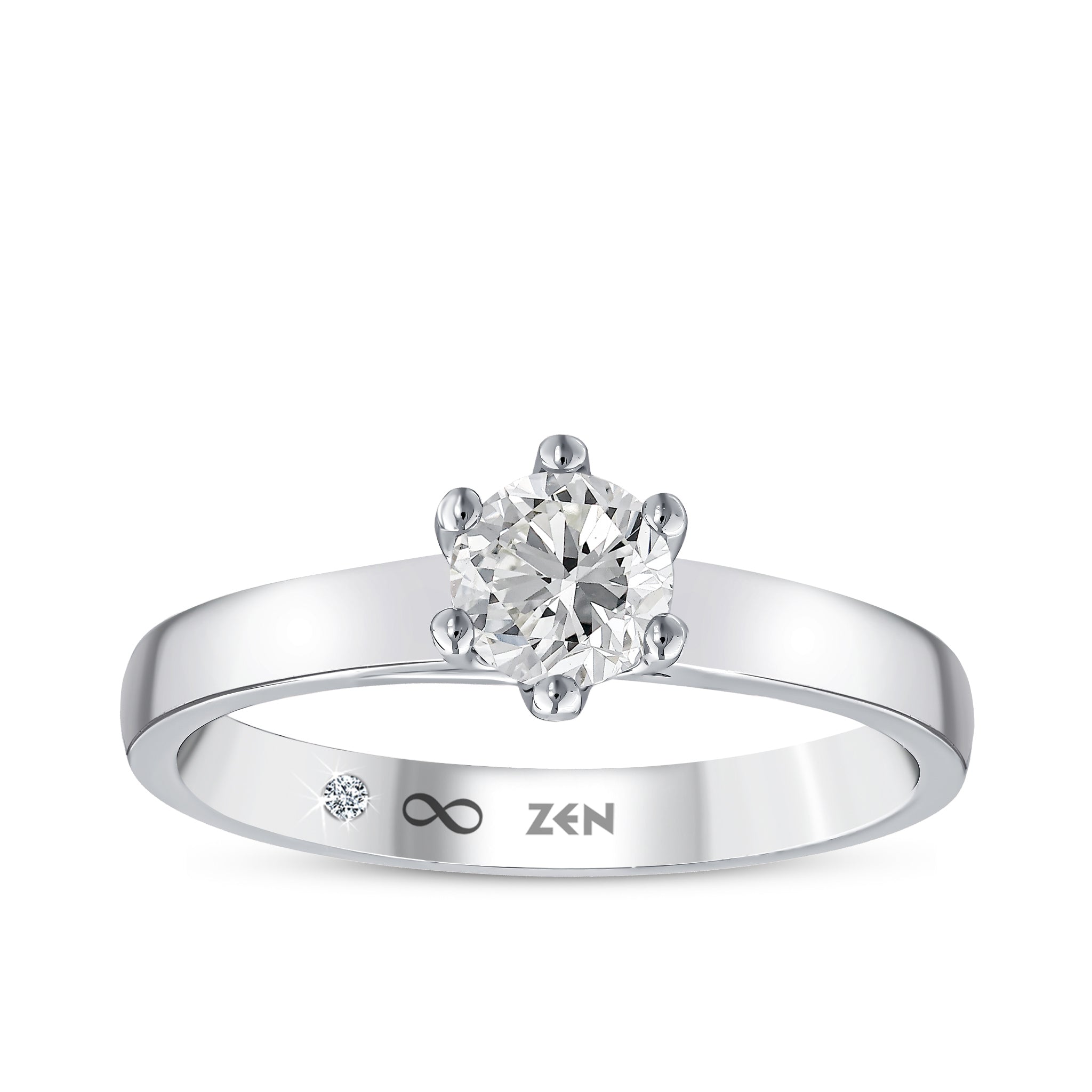 Diamond Solitaire Engagement Ring