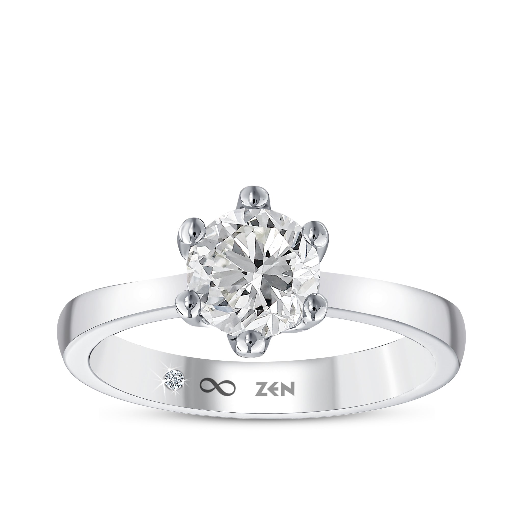 Diamond Solitaire Engagement Ring