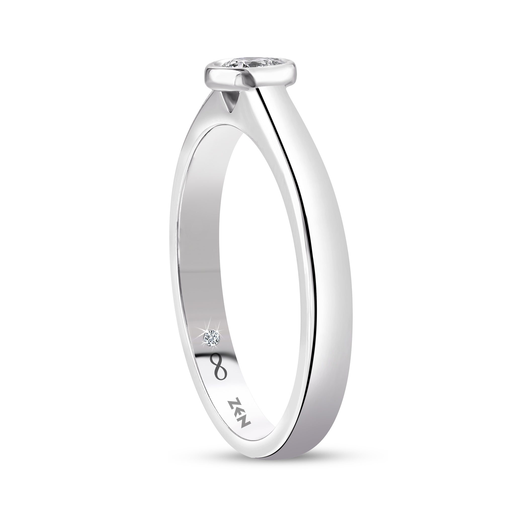 Solitaire Diamond Engagement Ring