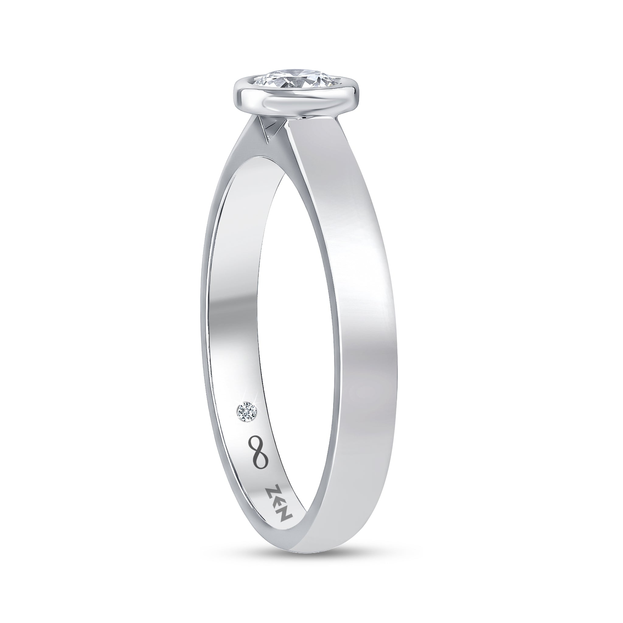 Solitaire Diamond Engagement Ring