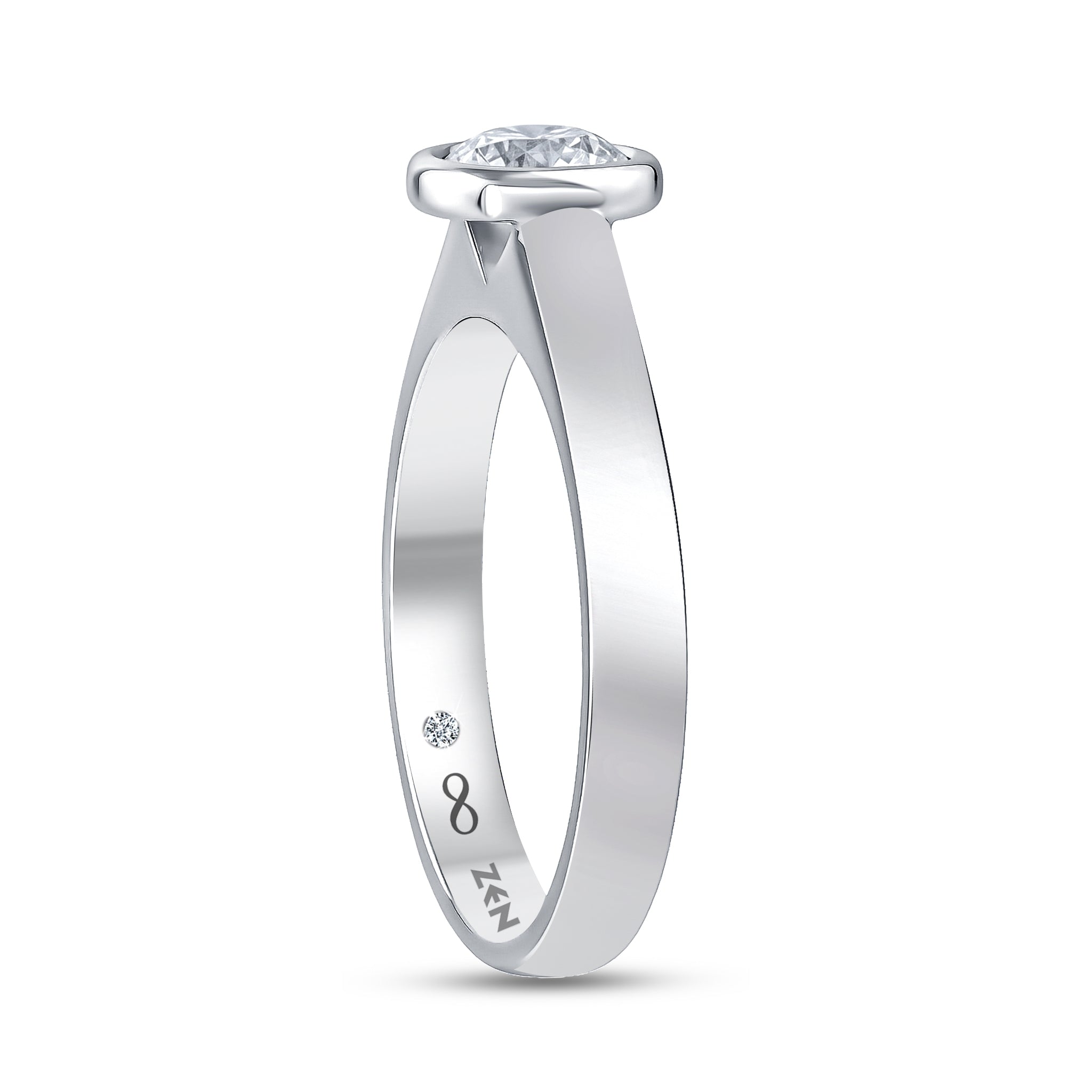 Solitaire Diamond Engagement Ring