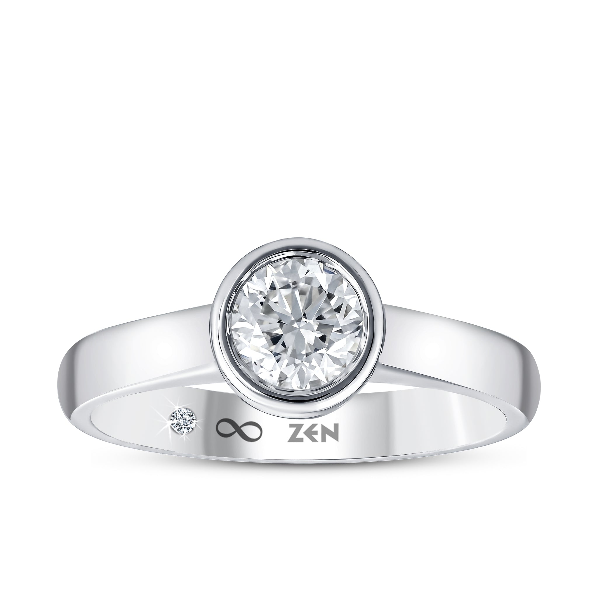 Solitaire Diamond Engagement Ring