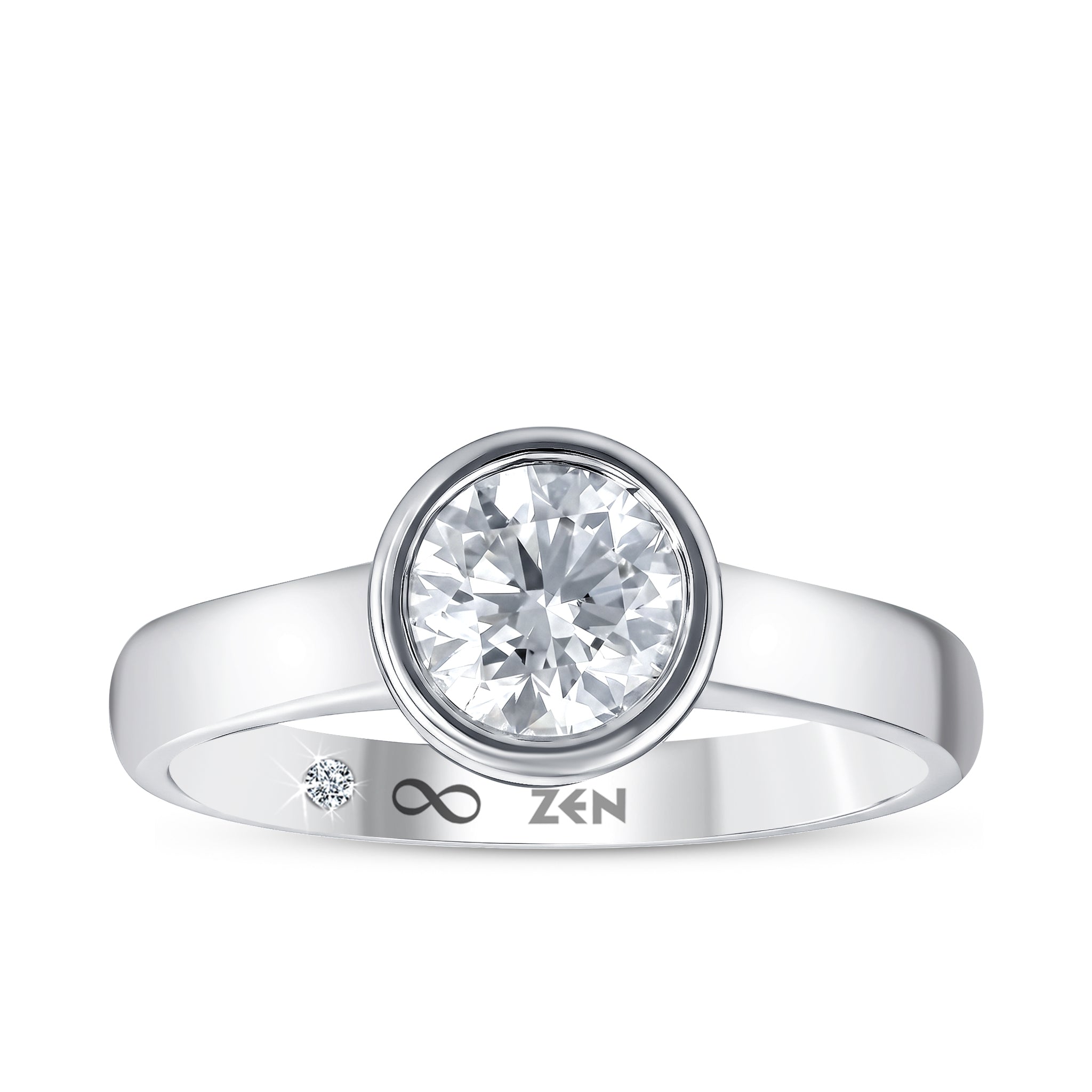 Solitaire Diamond Engagement Ring