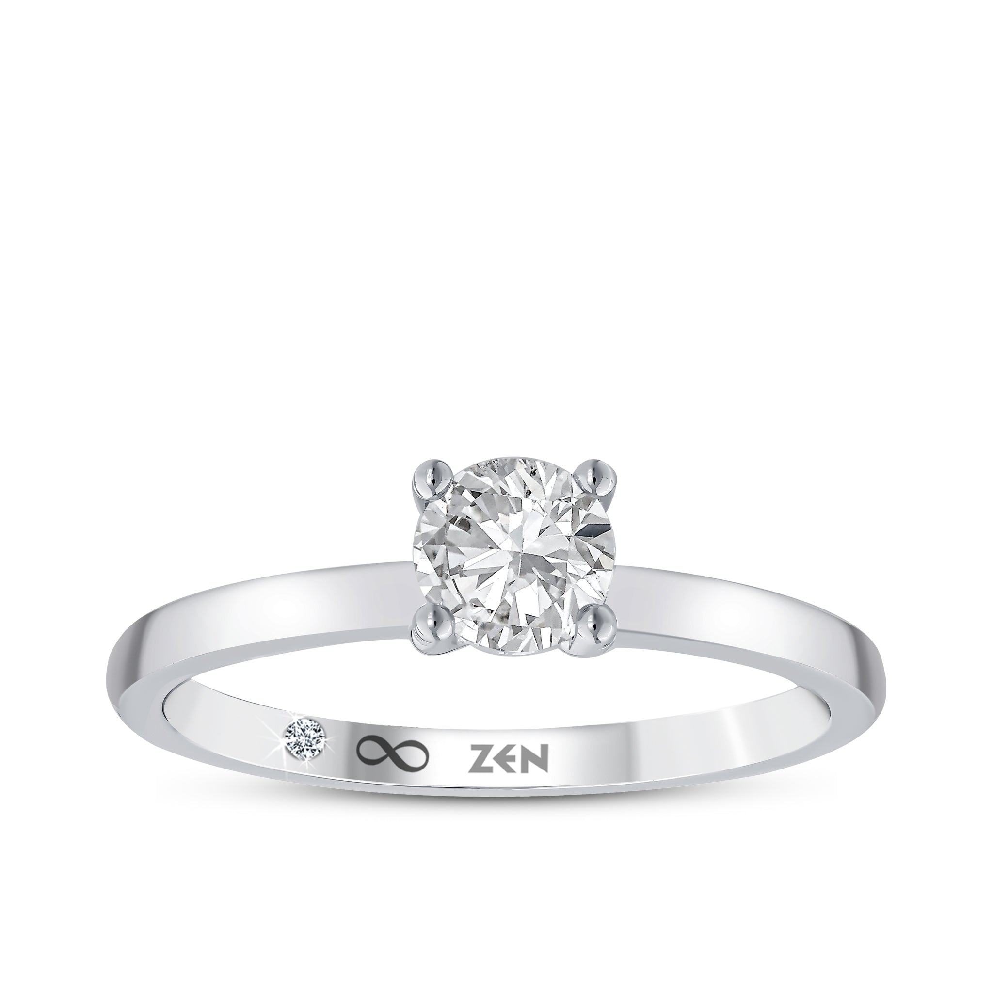 Diamond Solitaire Engagement Ring