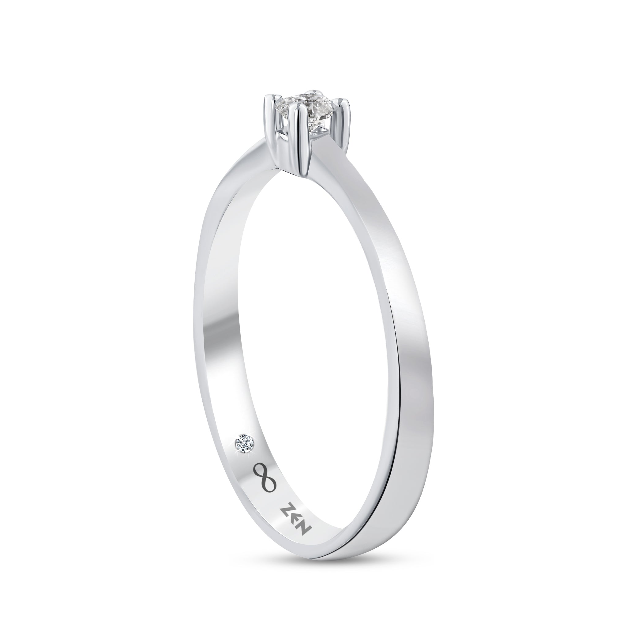 Diamond Solitaire Engagement Ring