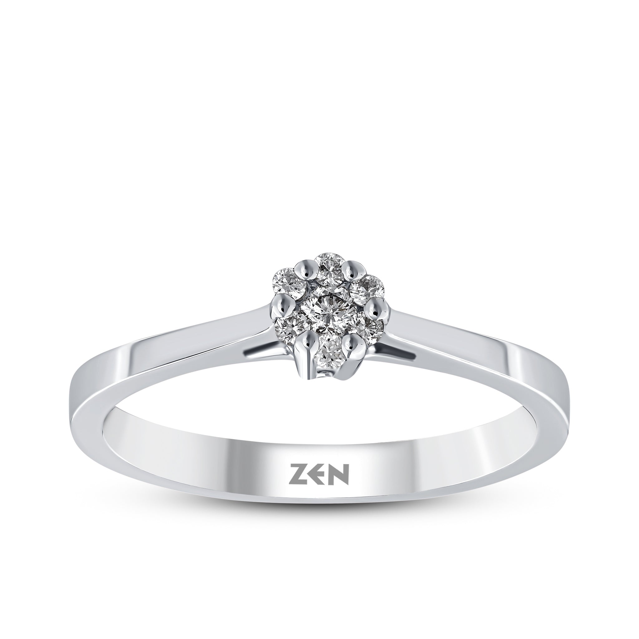 Solitaire Diamond Engagement Ring