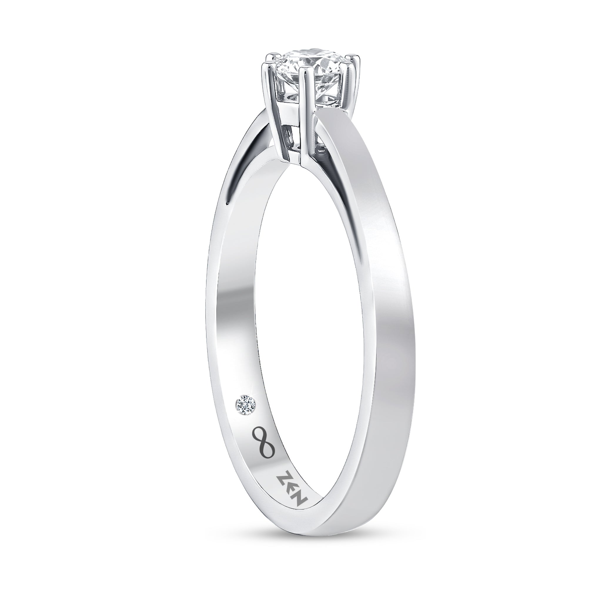 Diamond Solitaire Engagement Ring