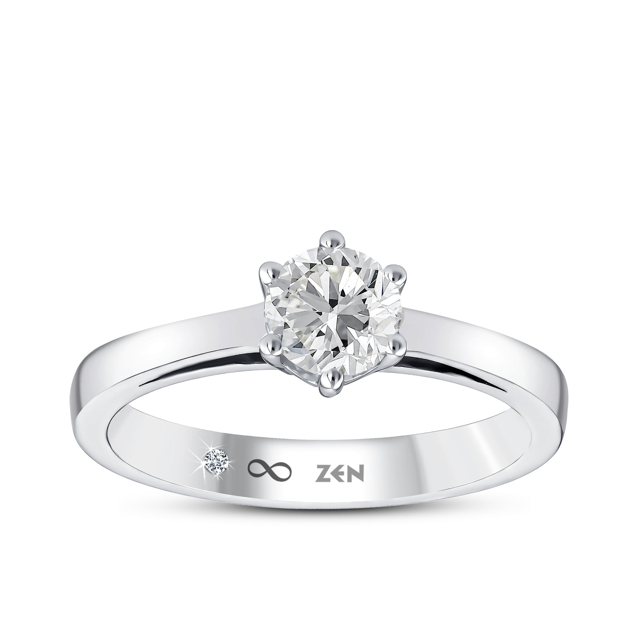 Diamond Solitaire Engagement Ring