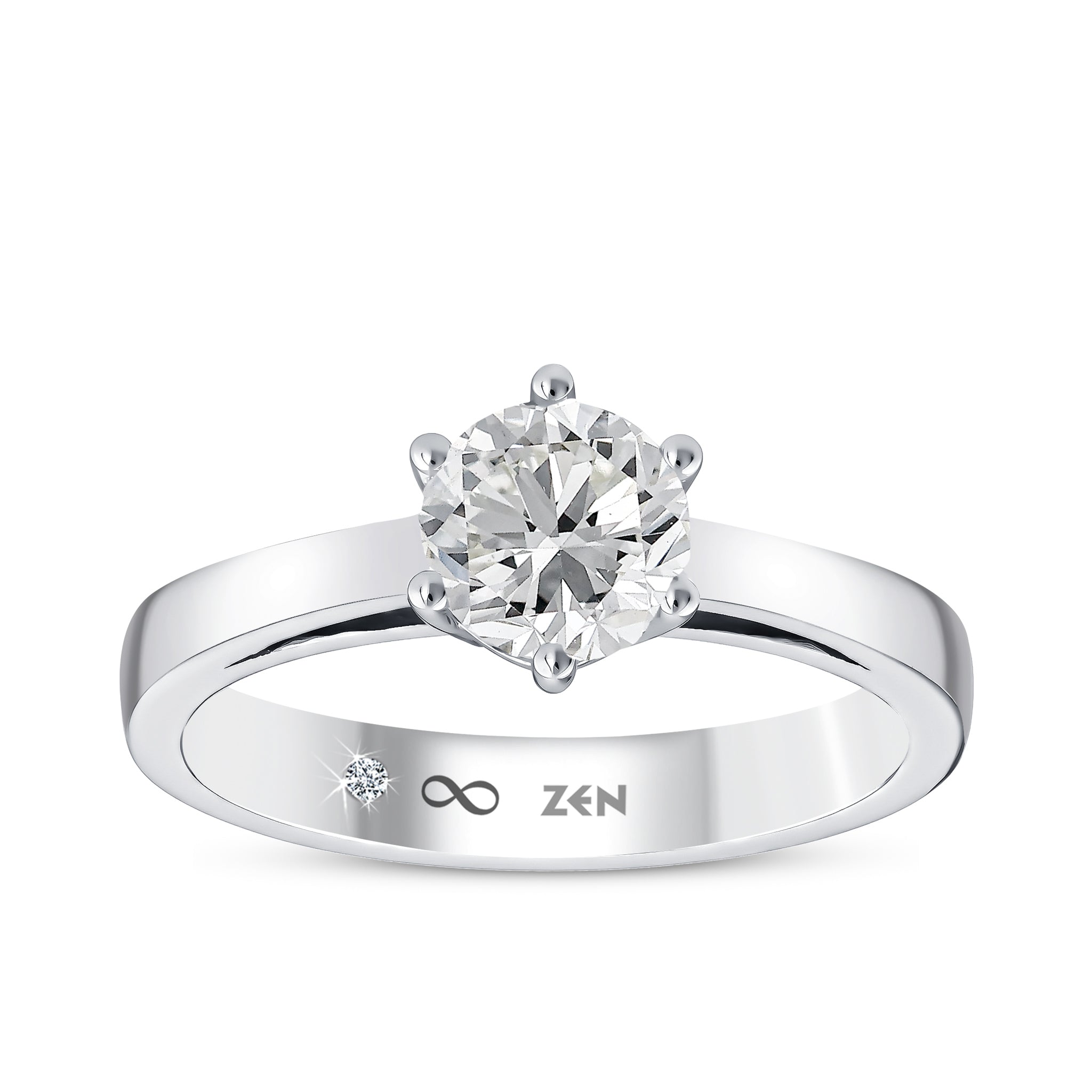 Diamond Solitaire Engagement Ring