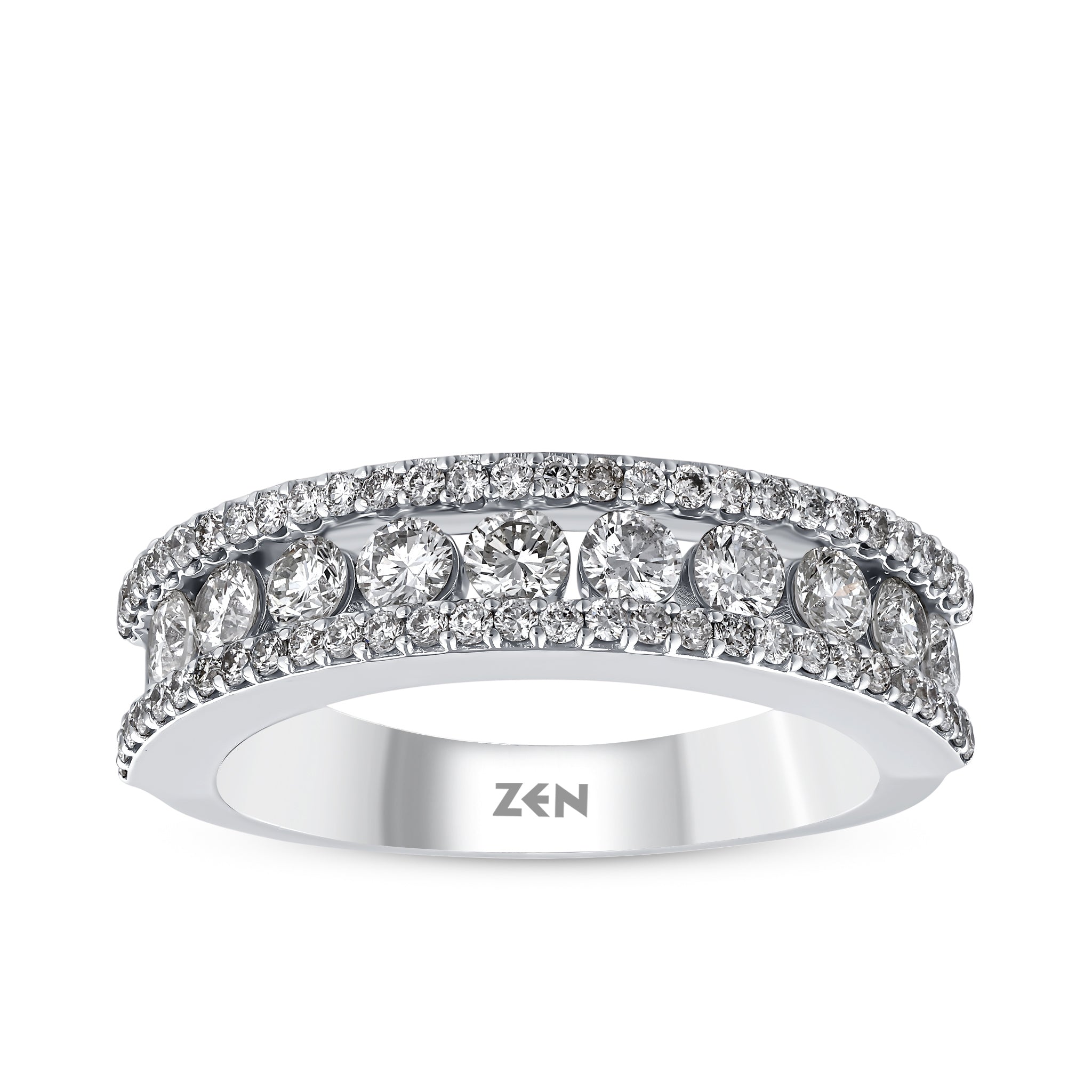 Diamond Half Eternity Ring