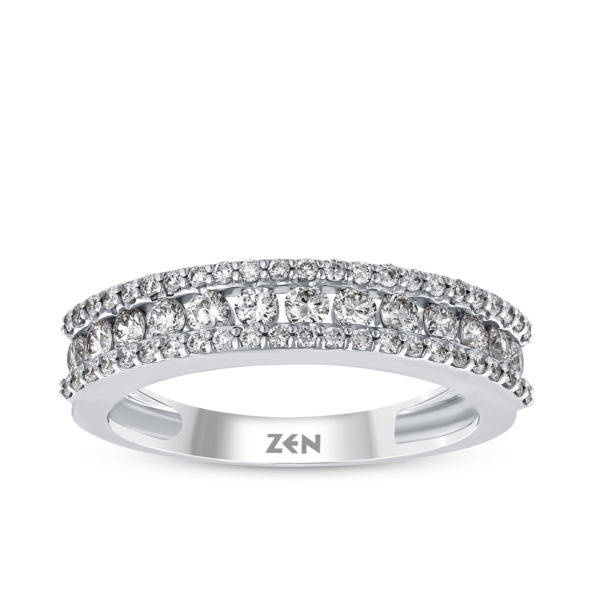 Diamond Half Eternity Ring