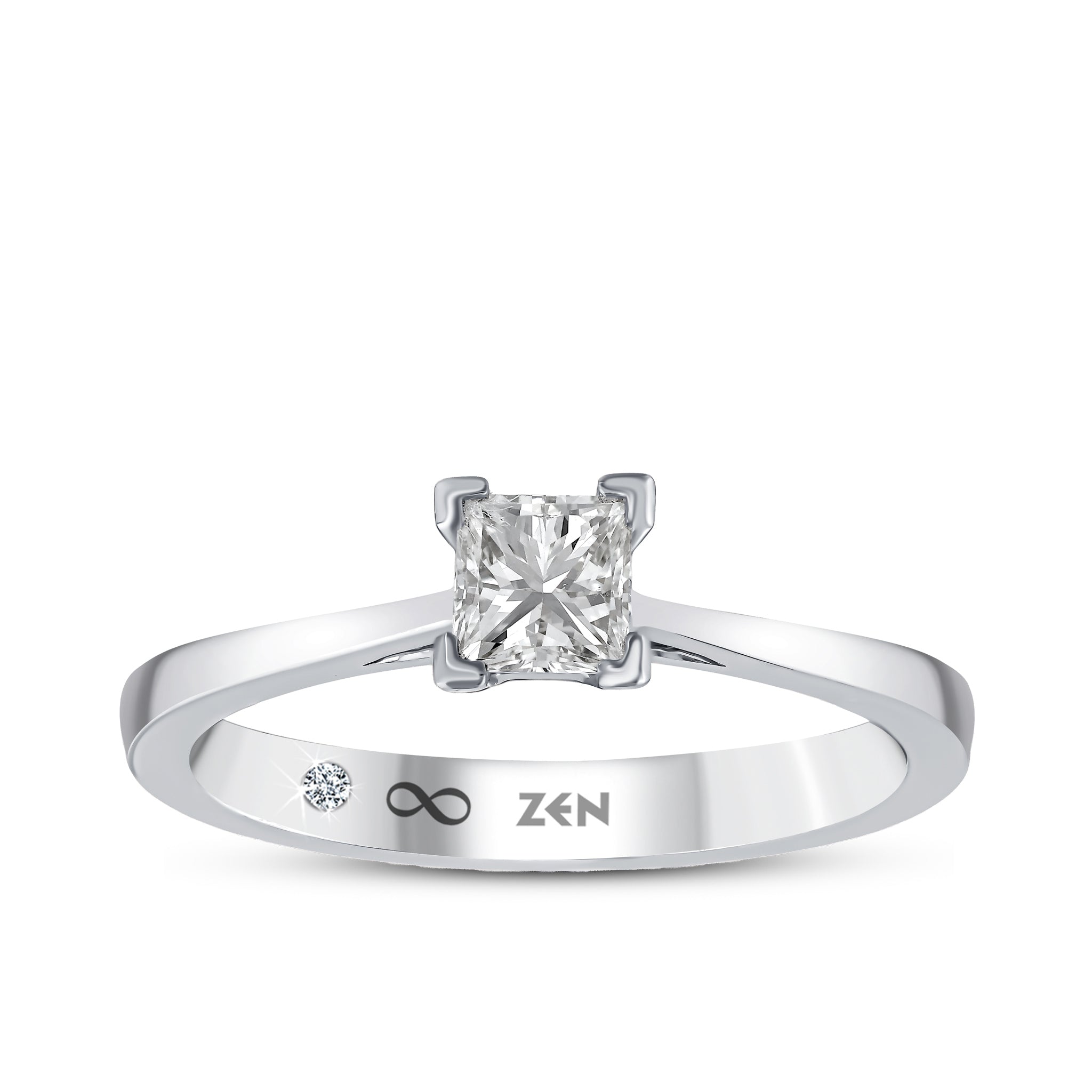 Diamond Solitaire Engagement Ring