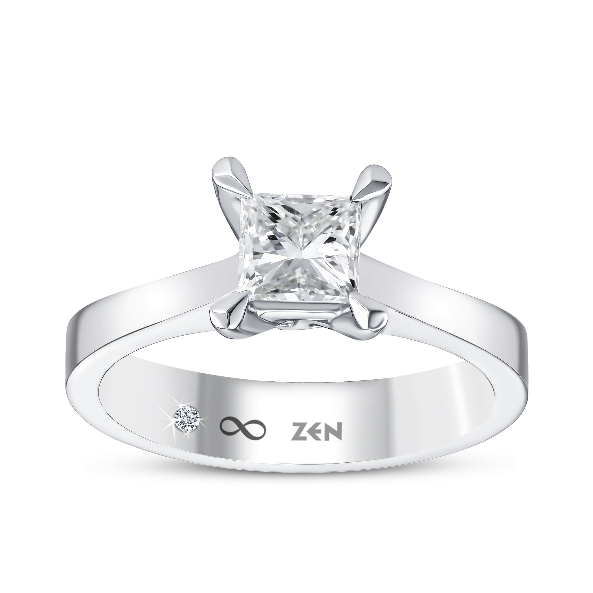 Diamond Solitaire Engagement Ring