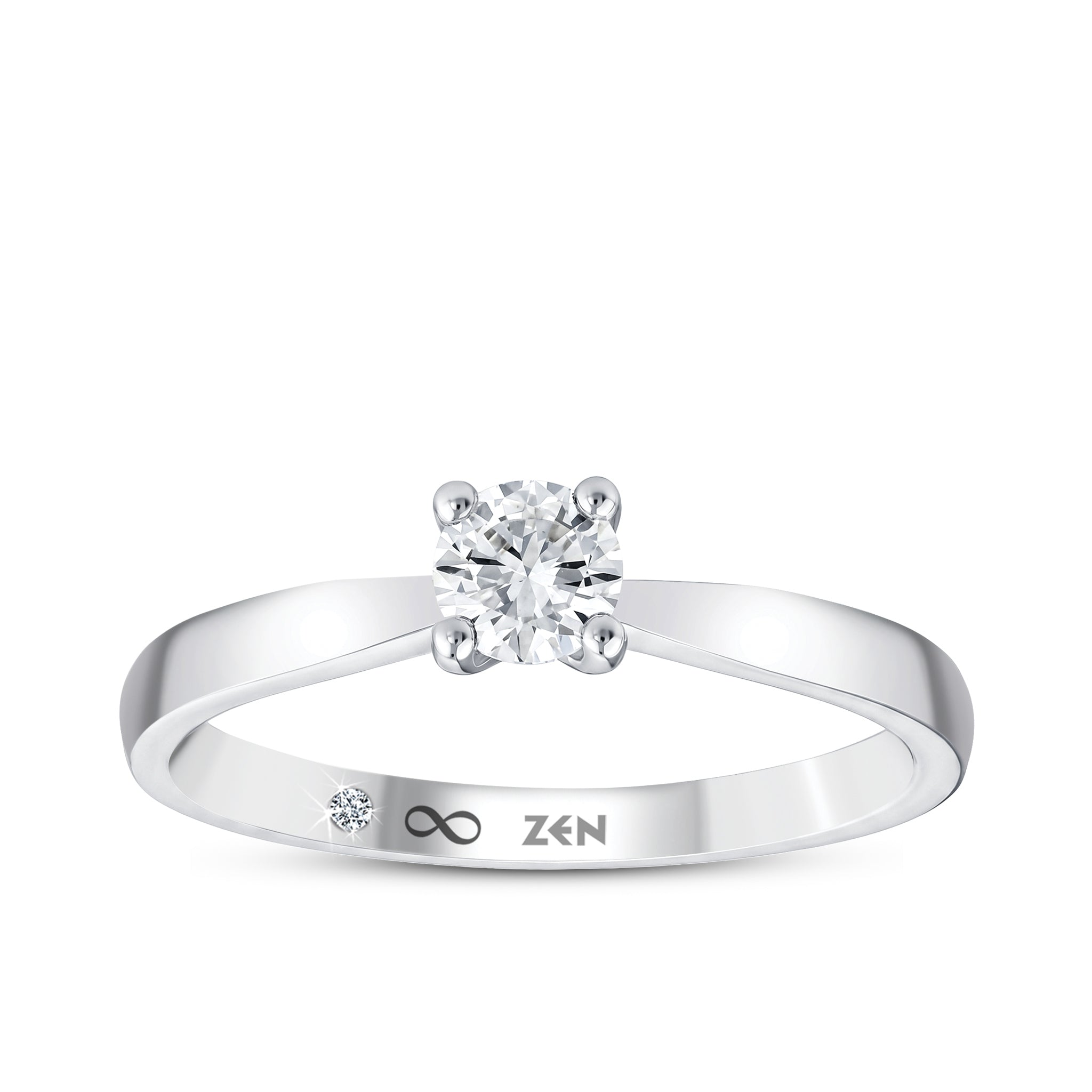 Diamond Solitaire Engagement Ring