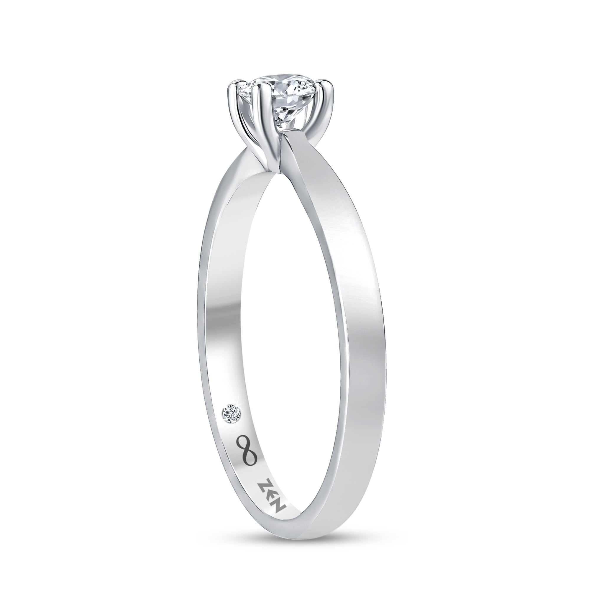 Diamond Solitaire Engagement Ring