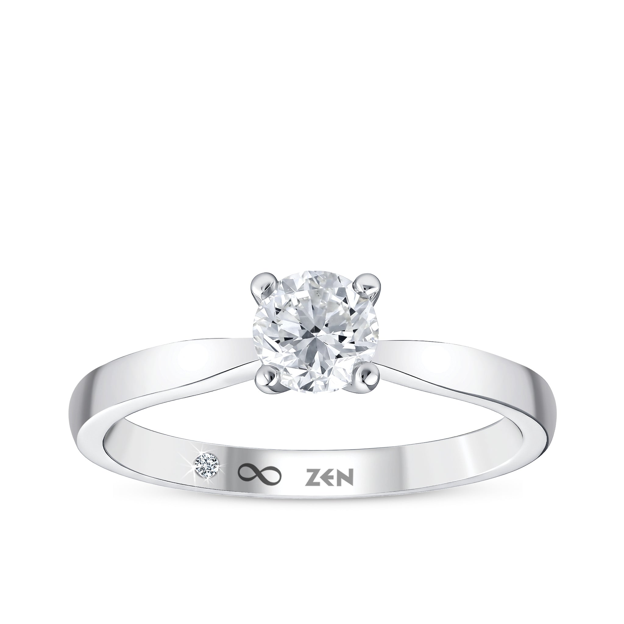 Diamond Solitaire Engagement Ring