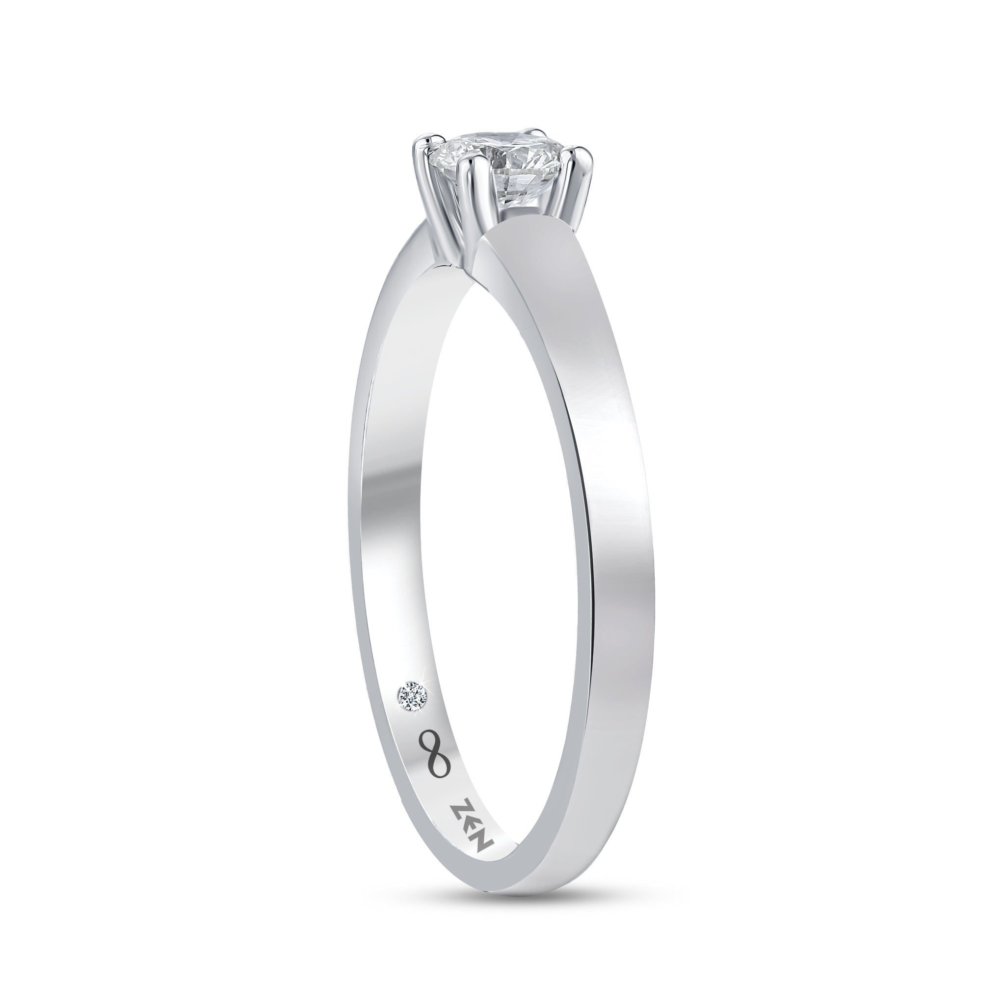 Diamond Solitaire Engagement Ring