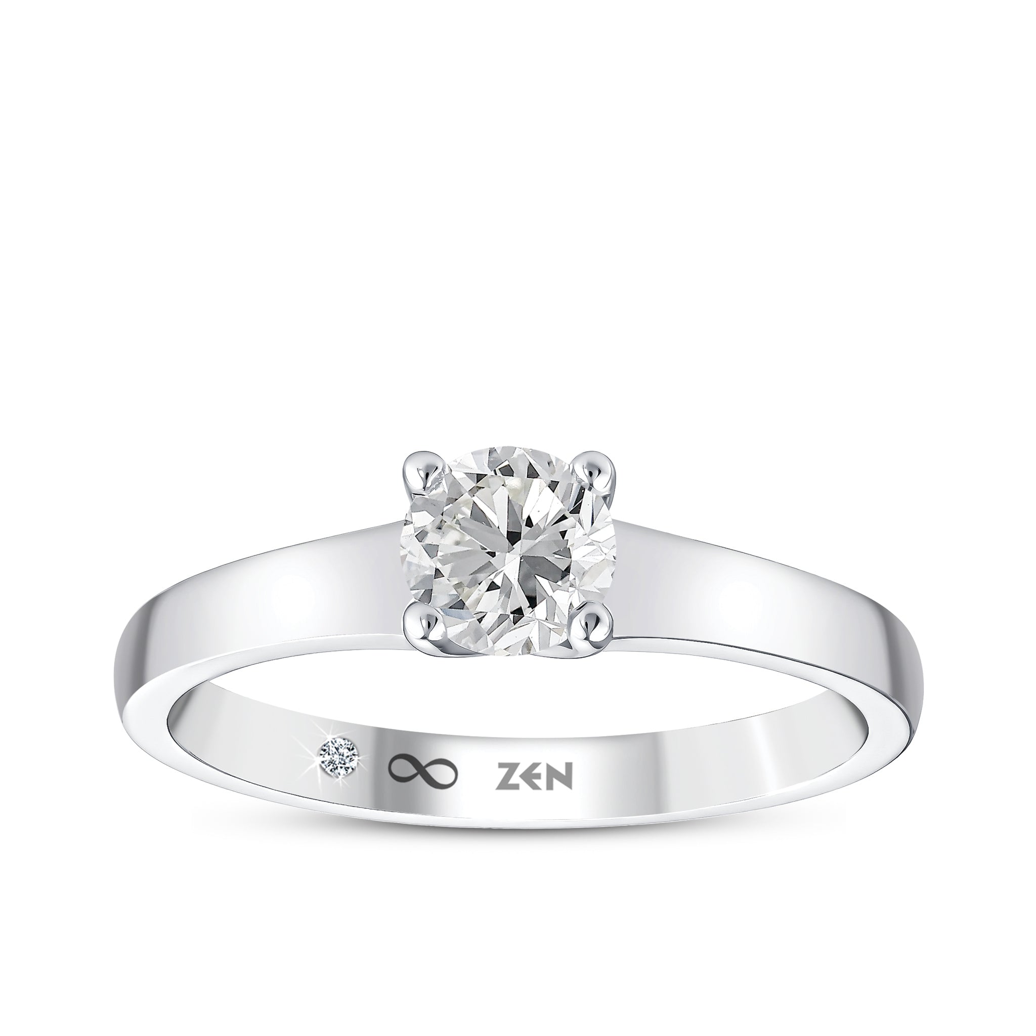 Diamond Solitaire Engagement Ring