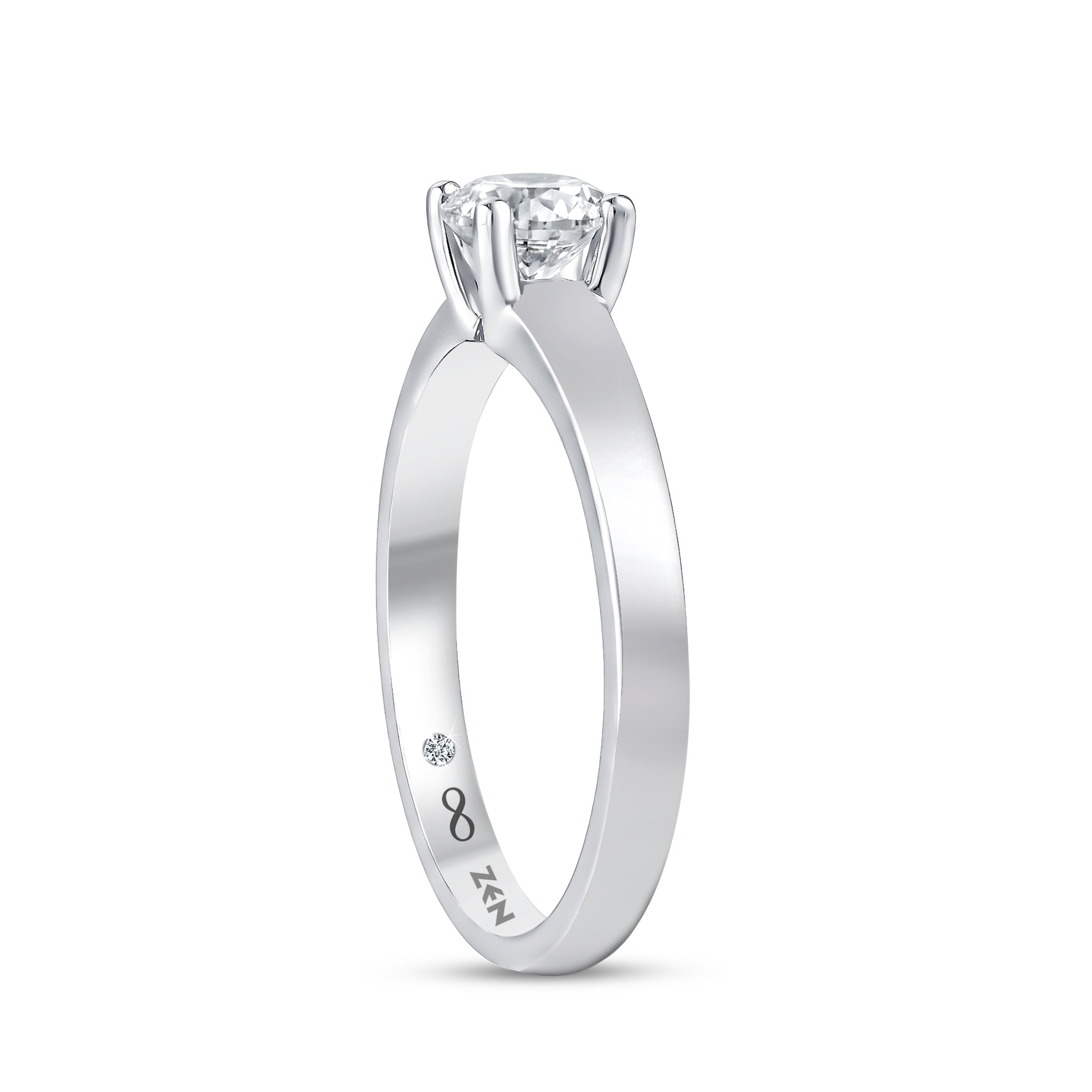 Diamond Solitaire Engagement Ring