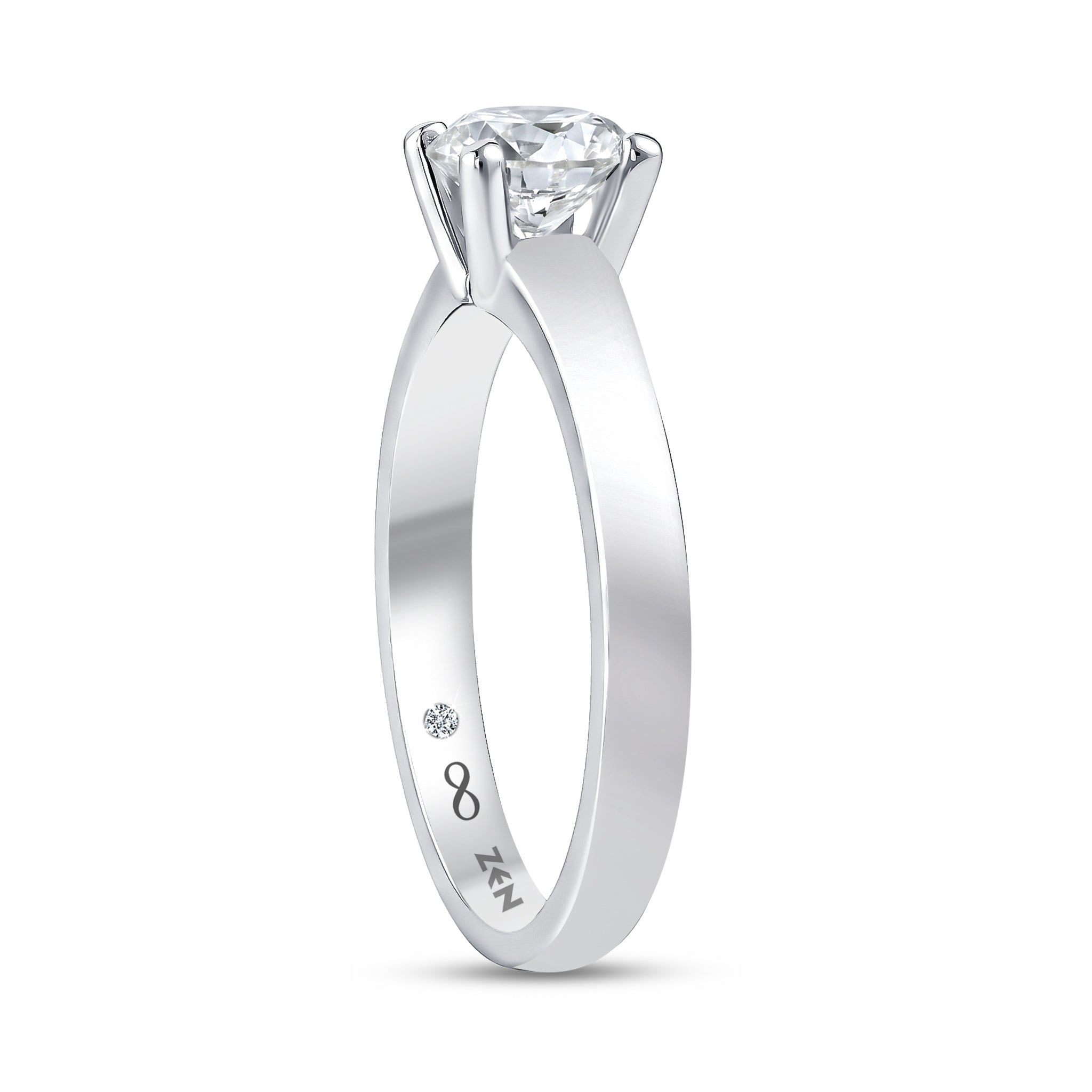 Diamond Solitaire Engagement Ring