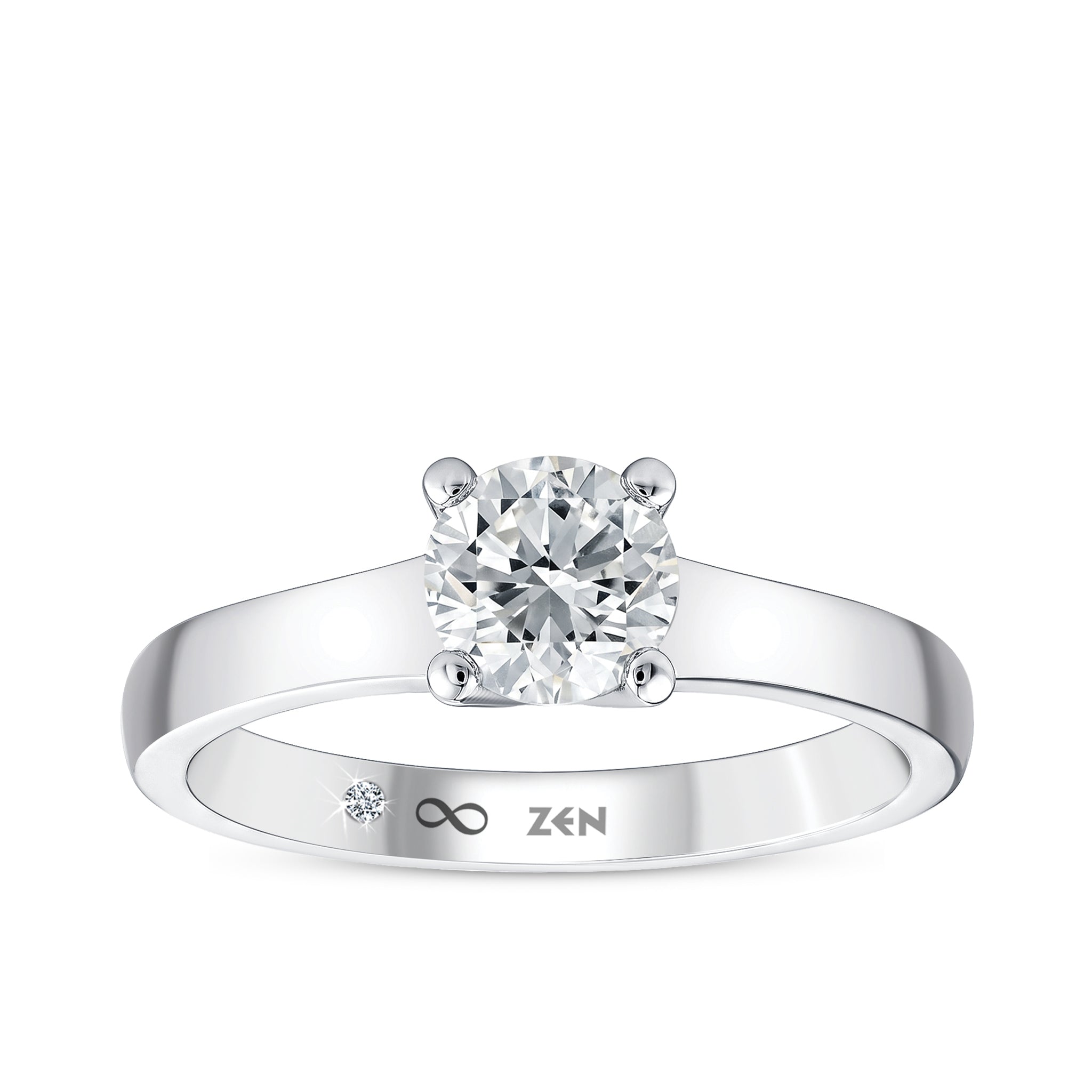Diamond Solitaire Engagement Ring